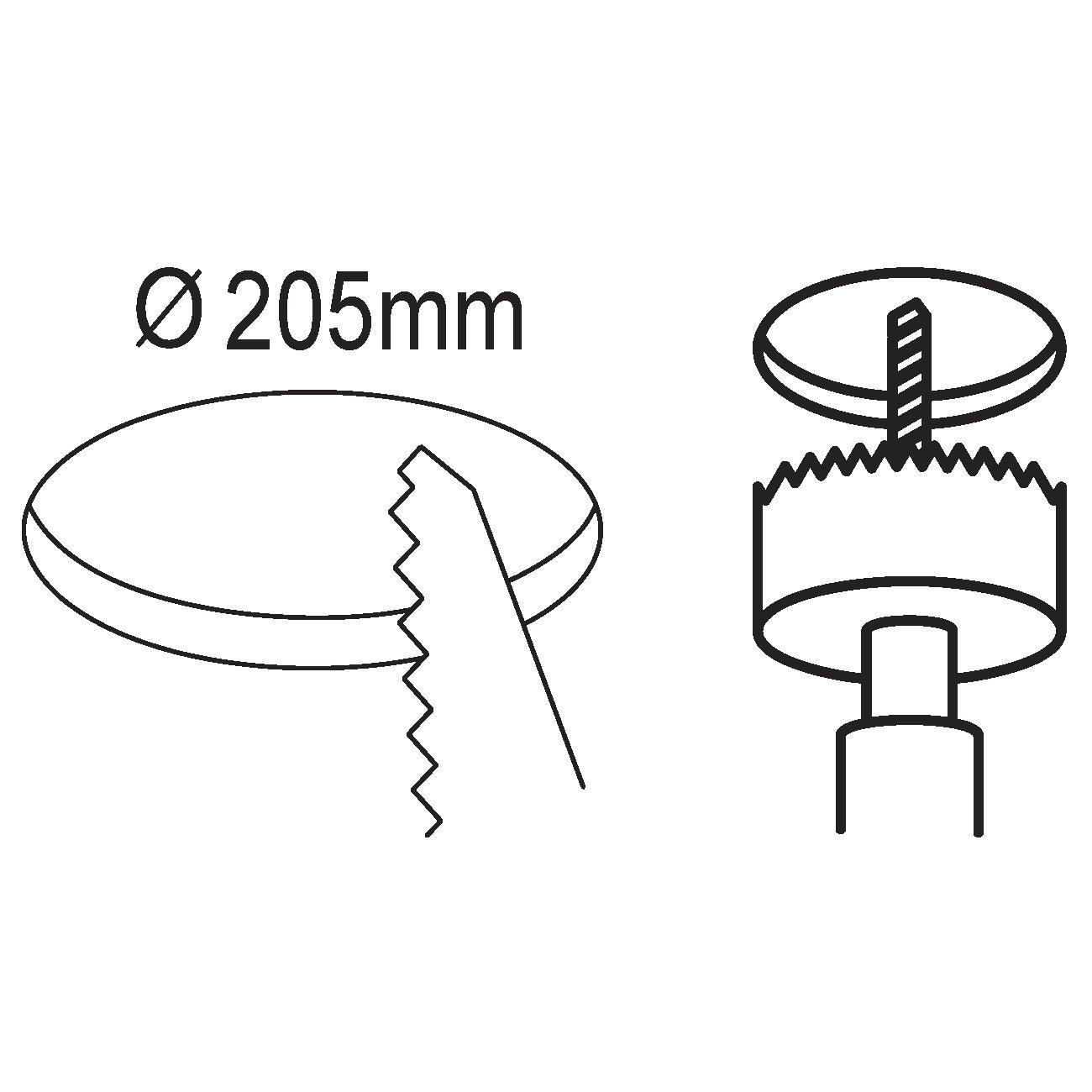 eglo fueva 5 black cool white led recessed light 21 6cm kitchen lighting 