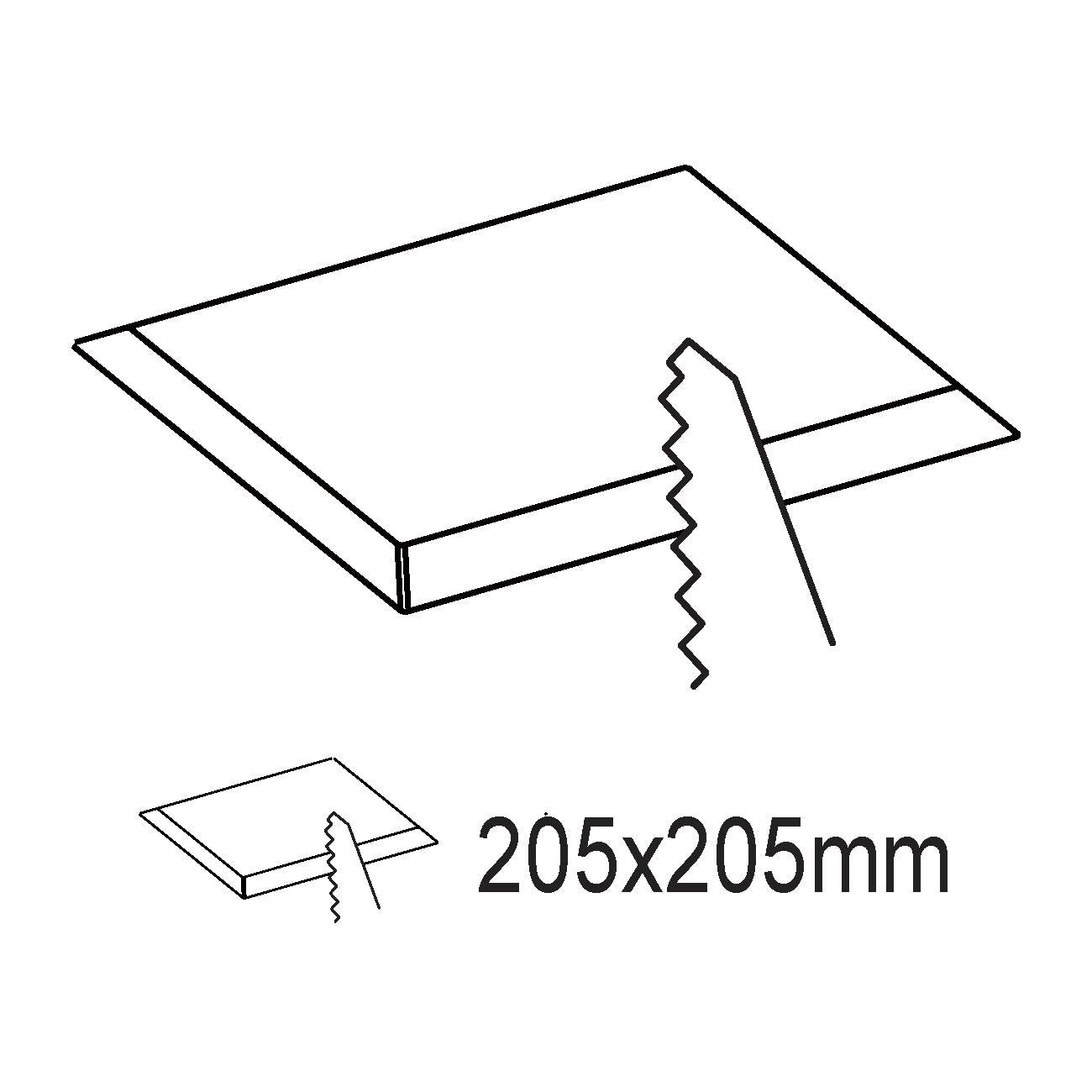 eglo fueva 5 cool white led square recessed light 21 6cm living room close up