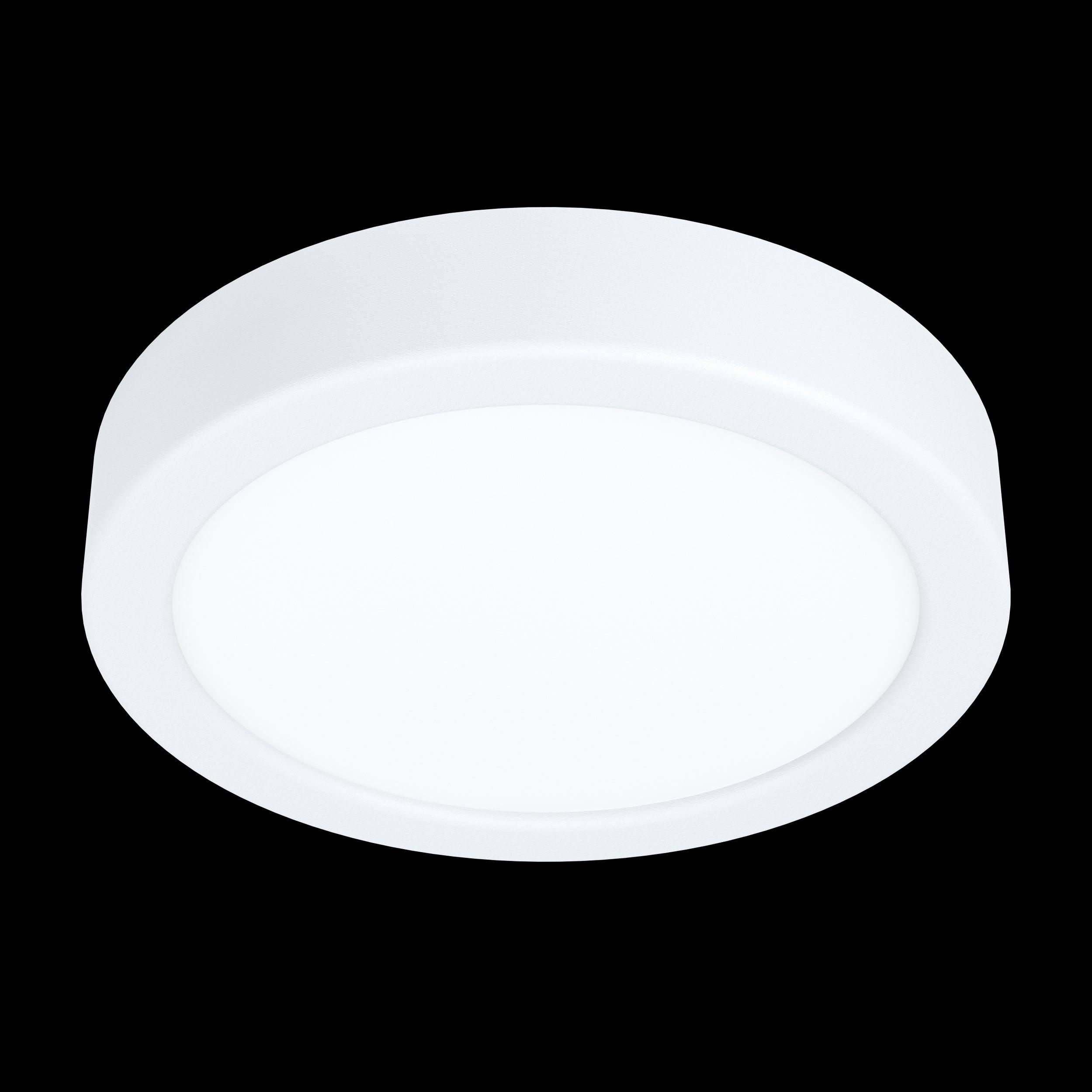 eglo fueva 5 led white flush cool white ceiling light 16cm living room image
