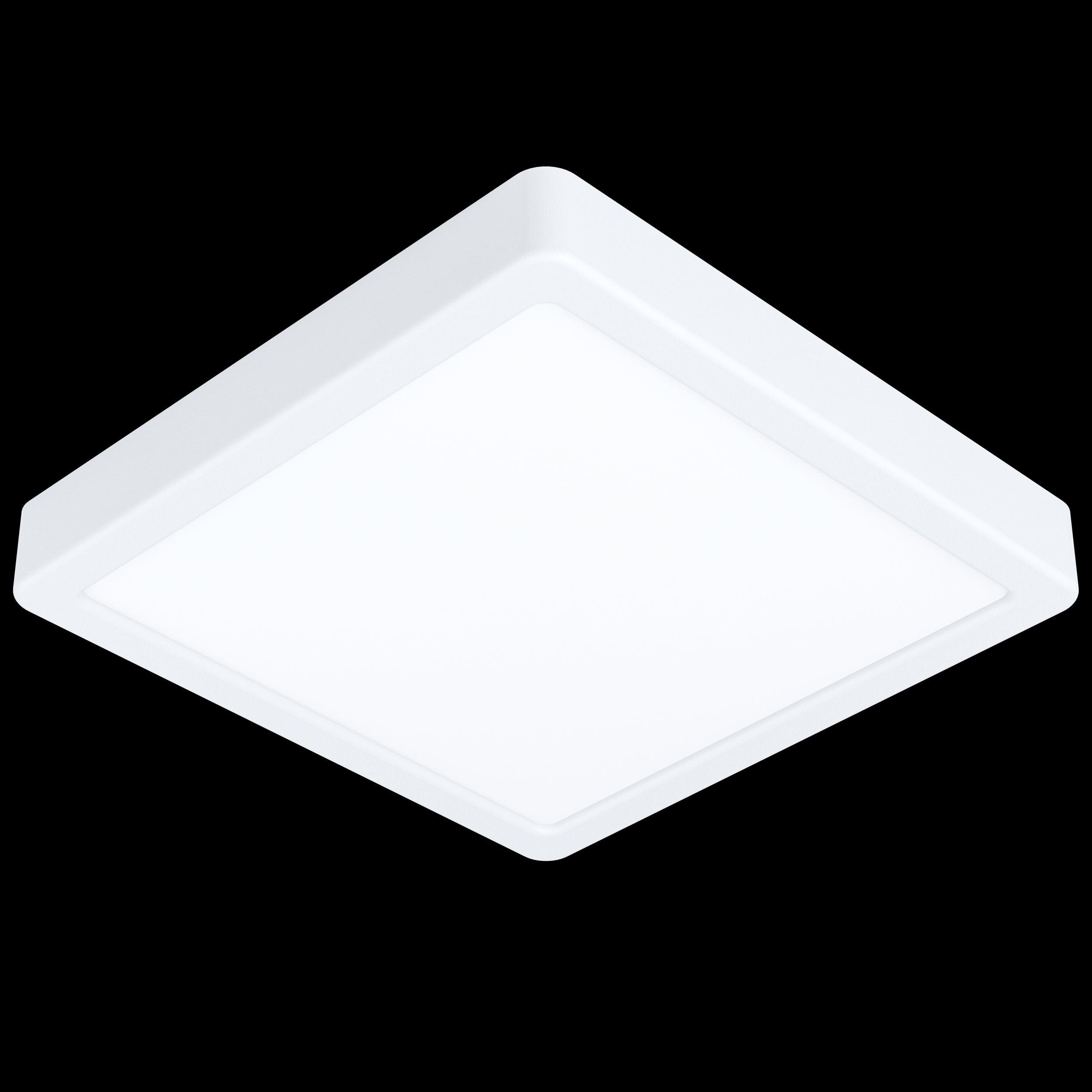 eglo fueva 5 led white square cool white flush 21cm living room image
