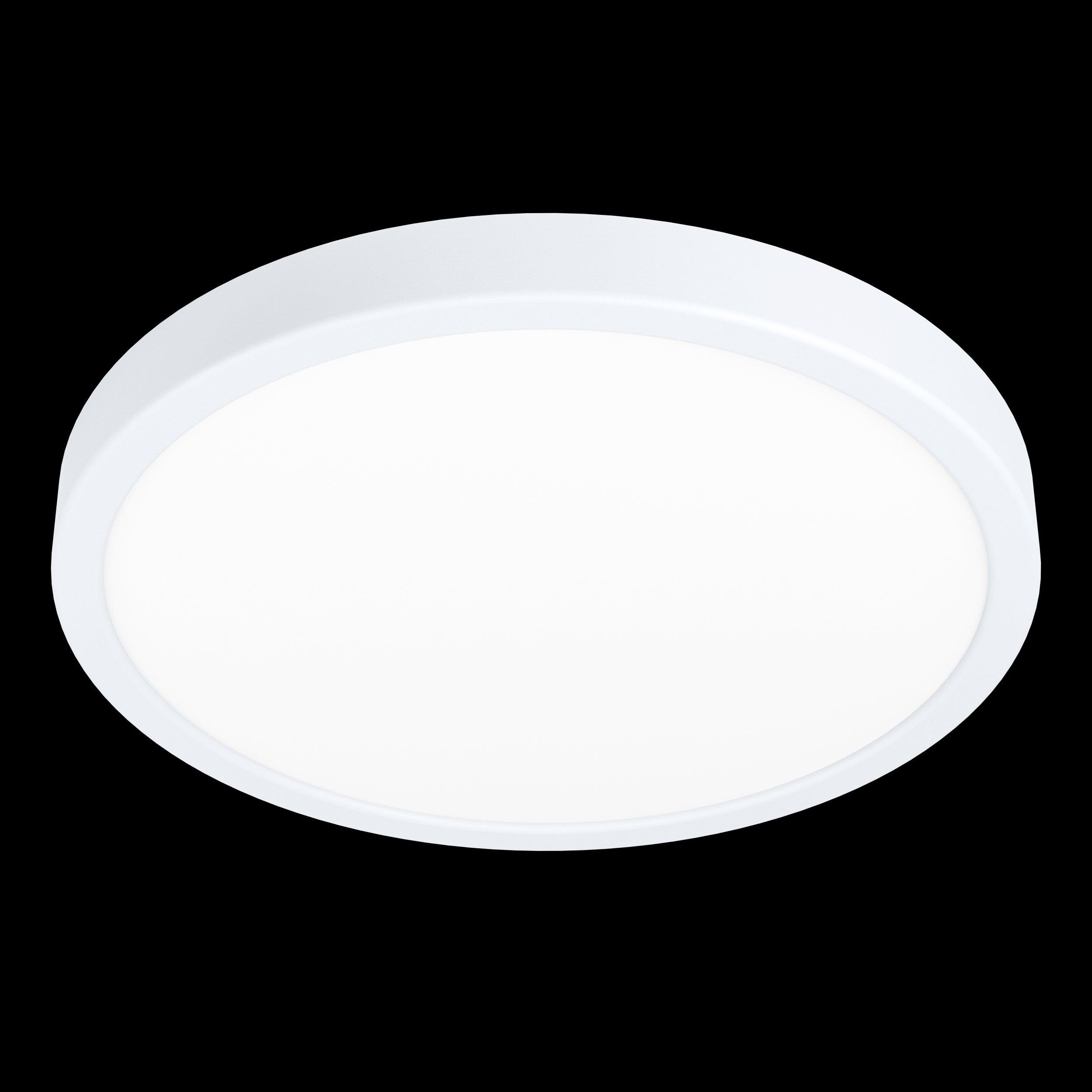 eglo fueva 5 led dimmable white ceiling flush 28 5cm living room image