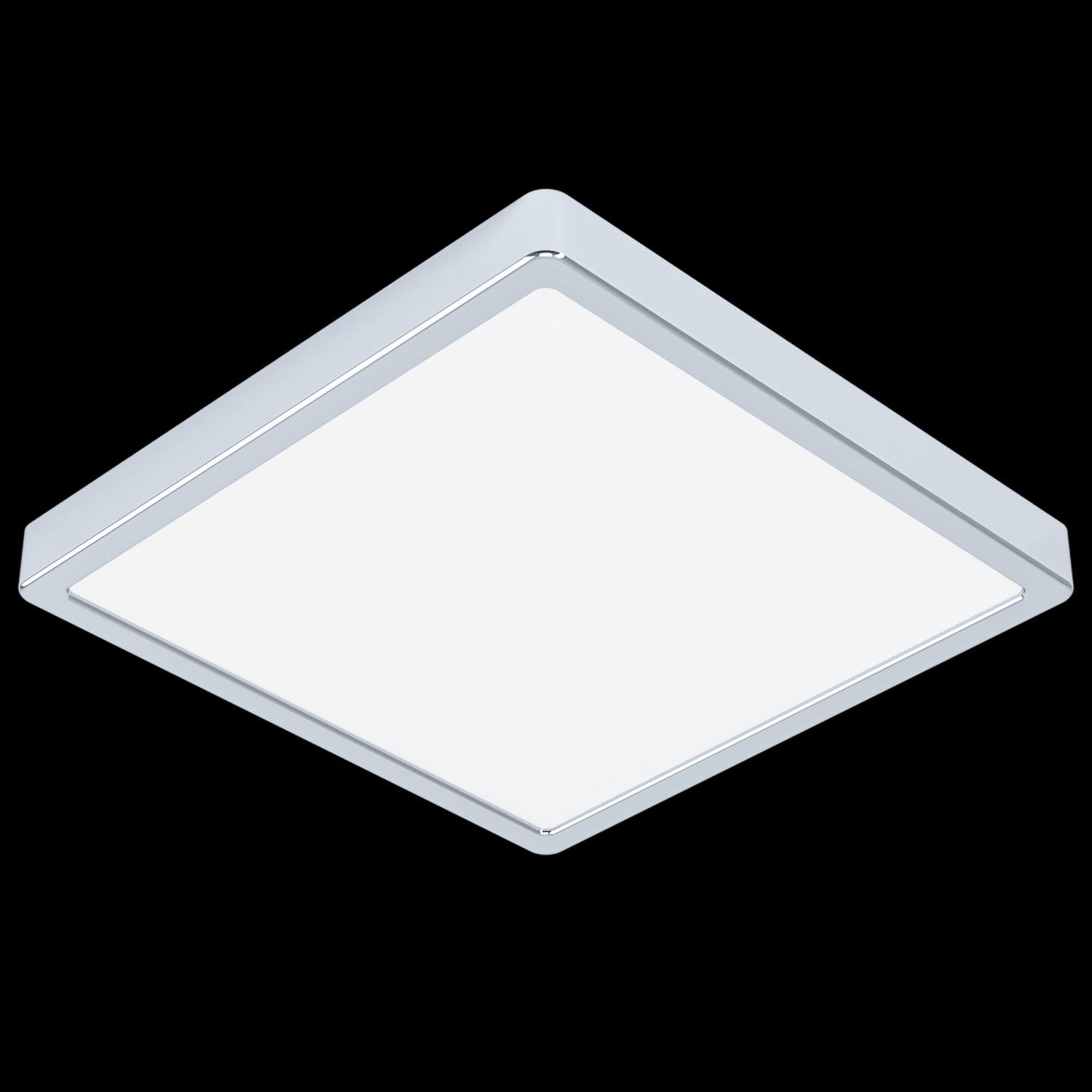 eglo fueva 5 led chrome square bathroom flush ip44 kitchen lighting 