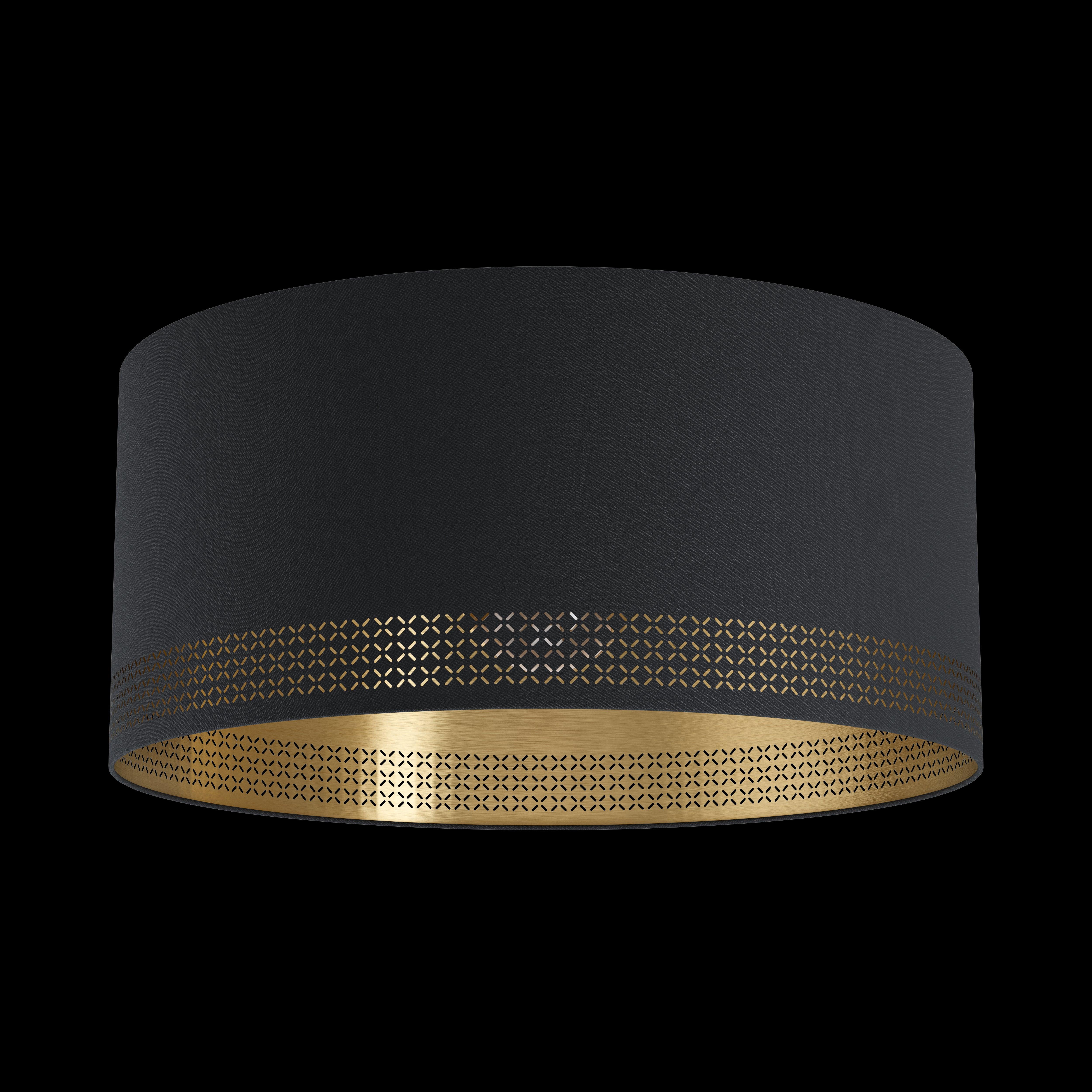 eglo esteperra black gold flush ceiling light