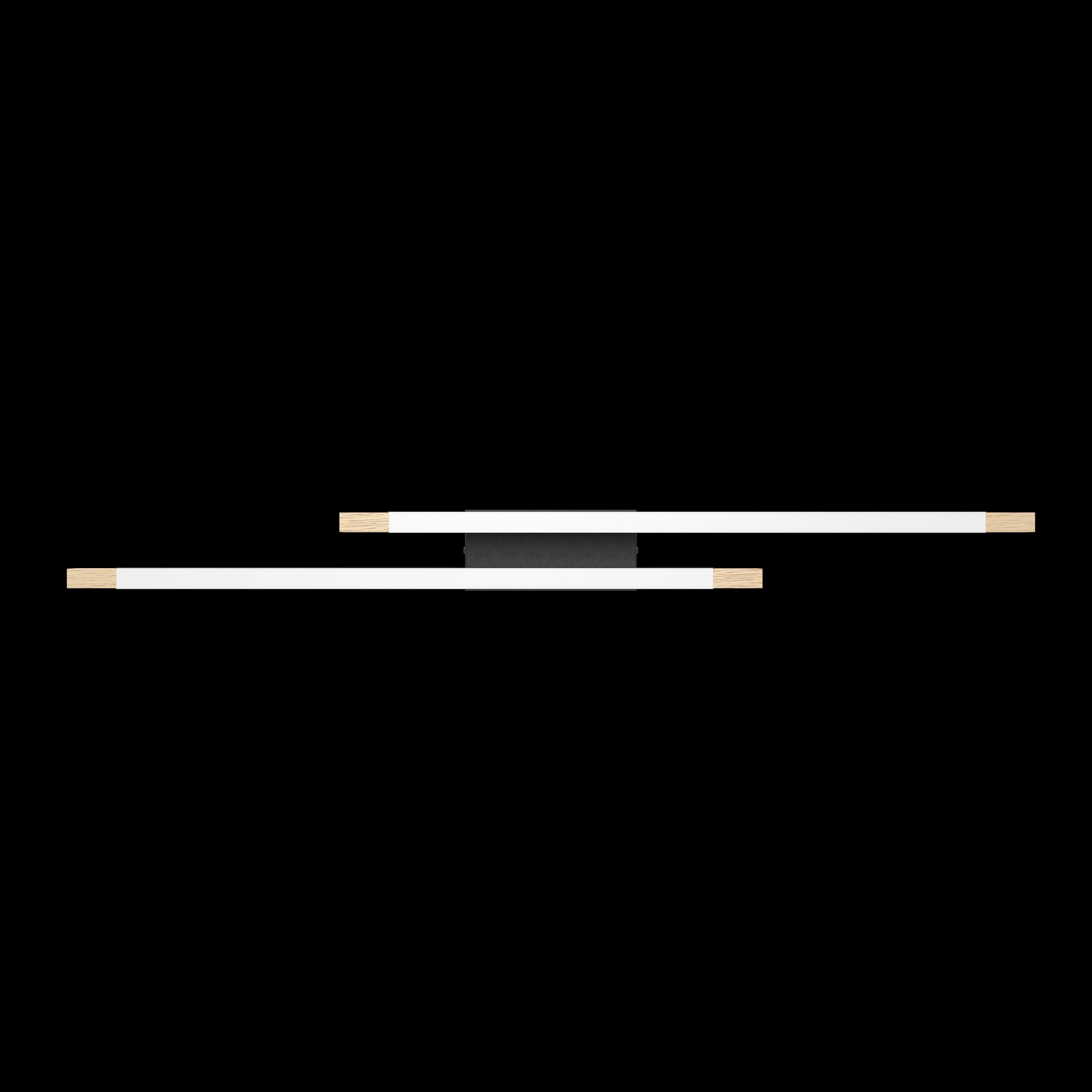 eglo camacho led oak style black flush ceiling light kitchen lighting 
