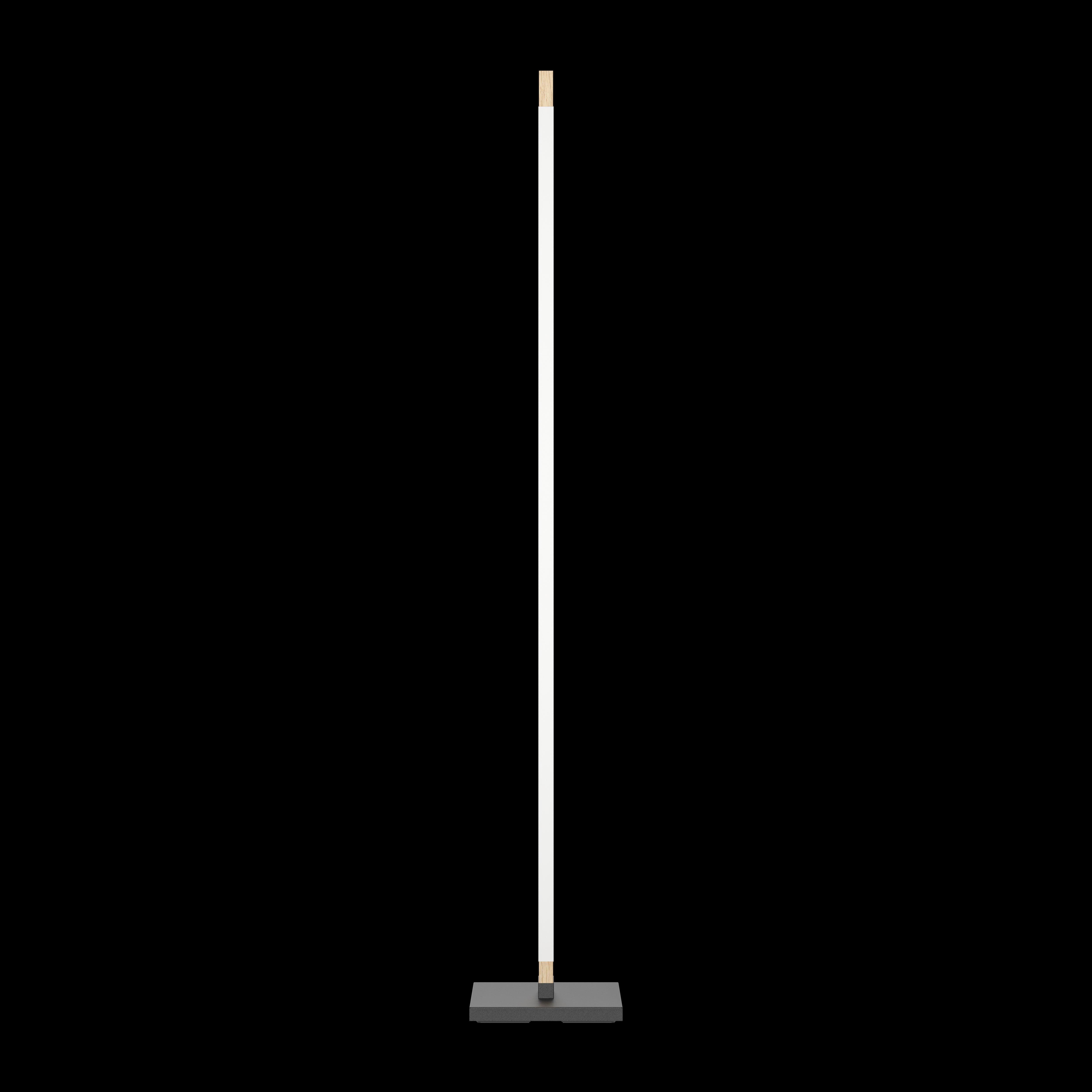 eglo camacho led black woodentouch floor lamp living room close up