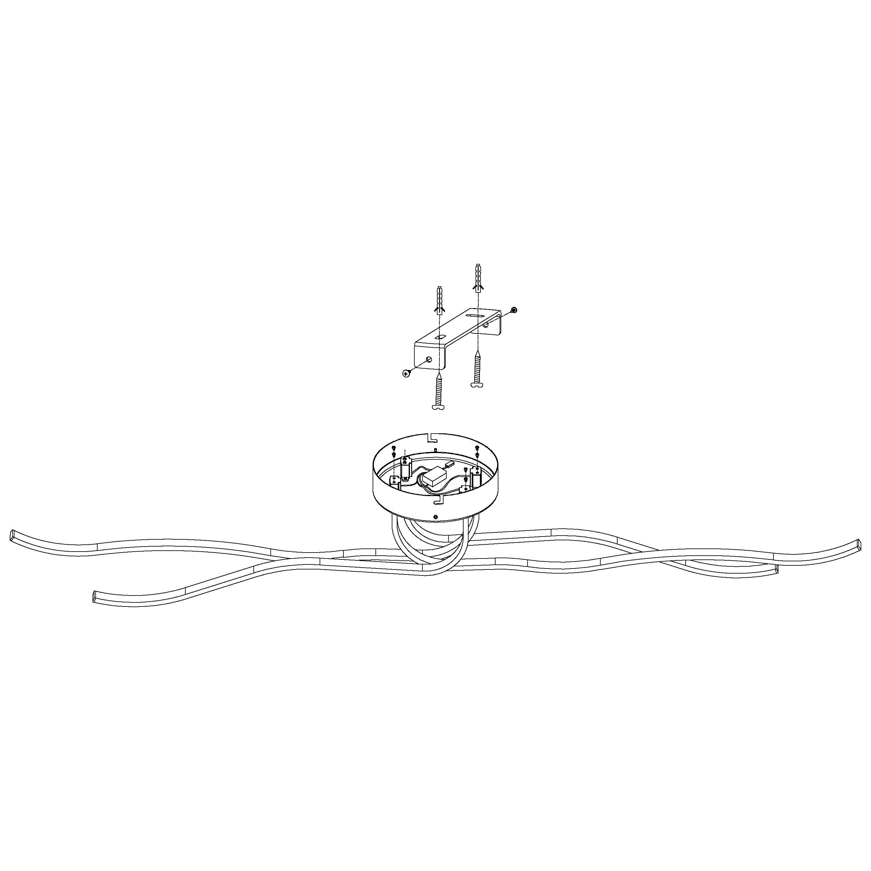 eglo roncade 1 black 4 arm led flush ceiling light kitchen lighting 