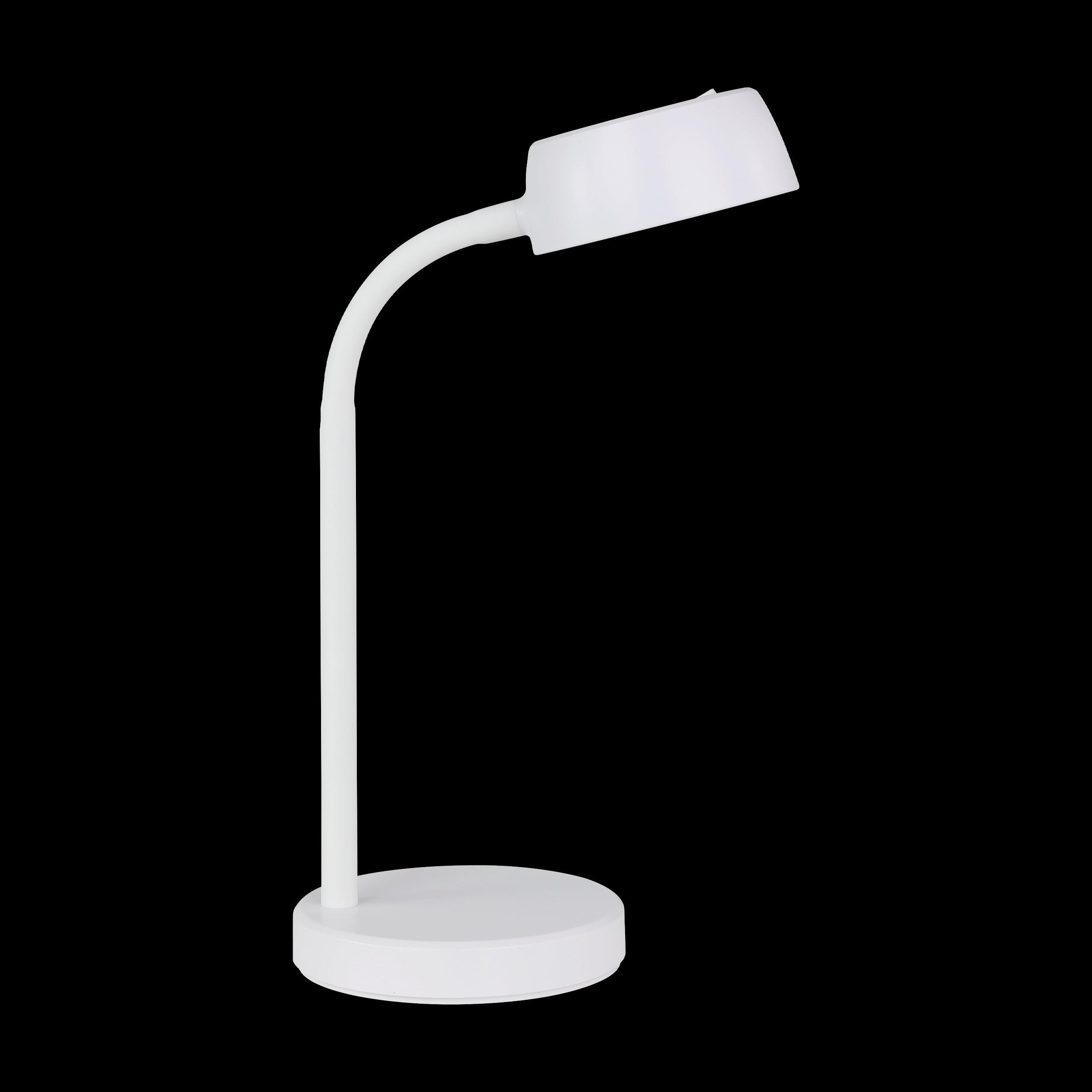 eglo cabales white led desk lamp living room image