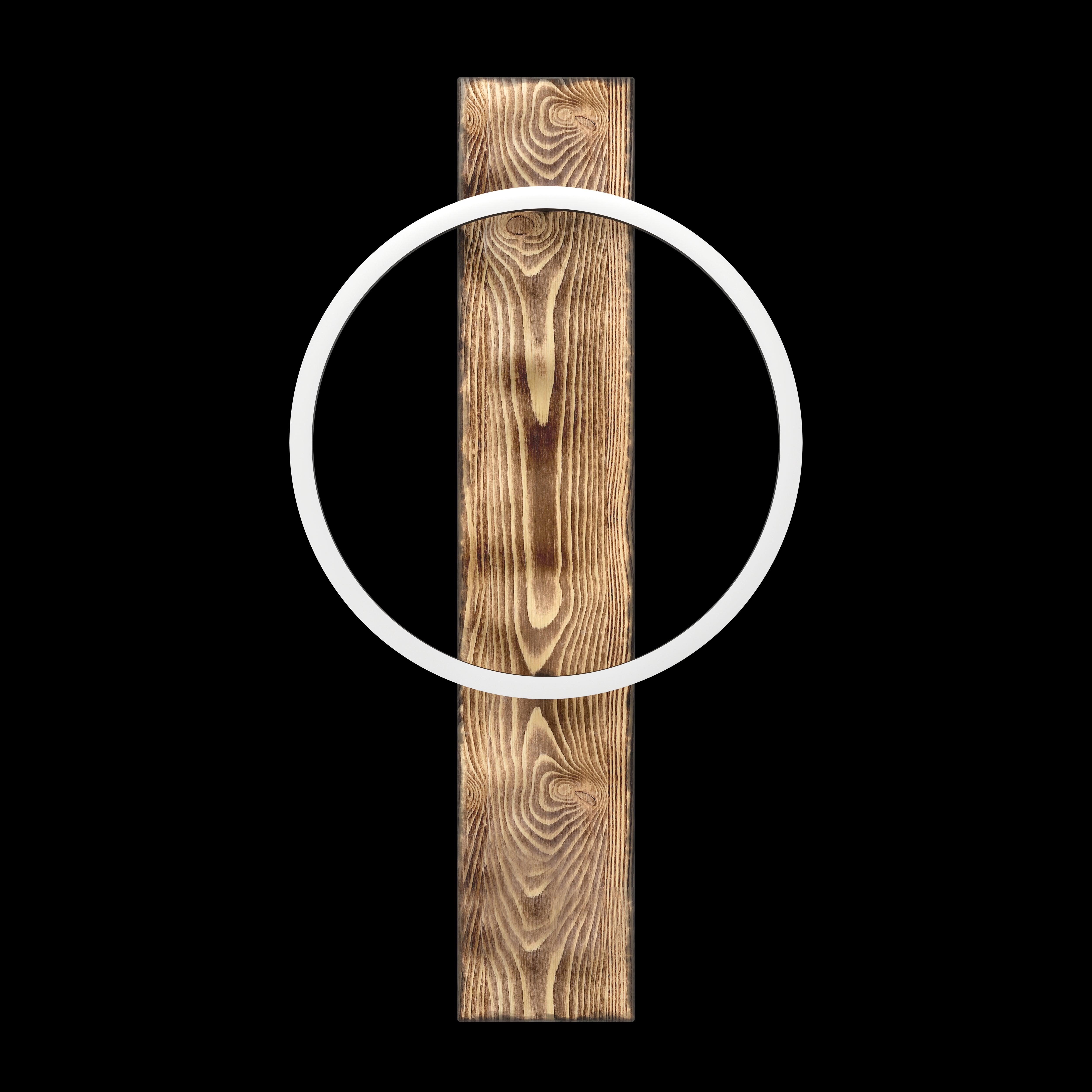 eglo boyal mottled wood led wall light Kitchen Lighting Close Up