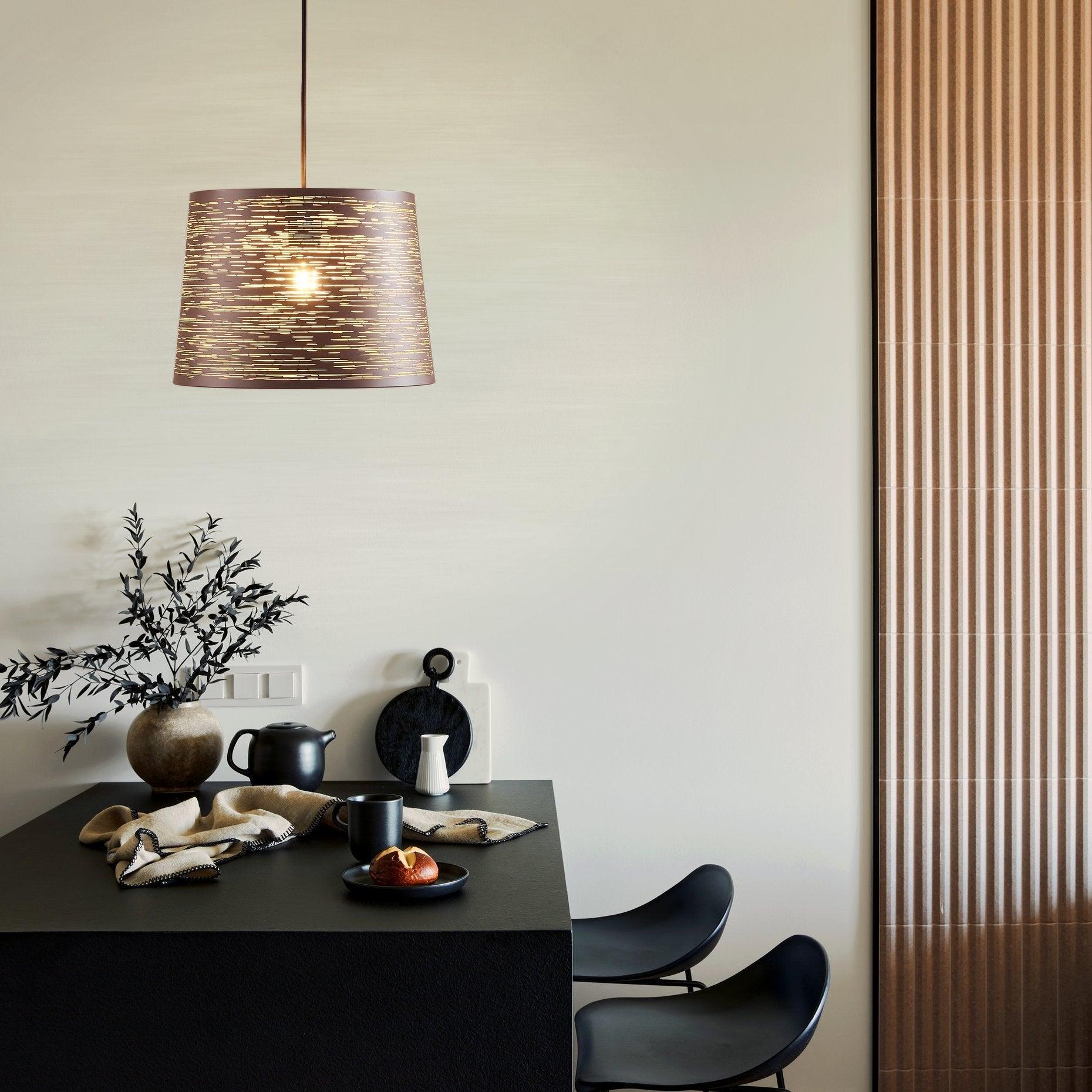 eglo segezia brown gold metal ceiling pendant 35cm