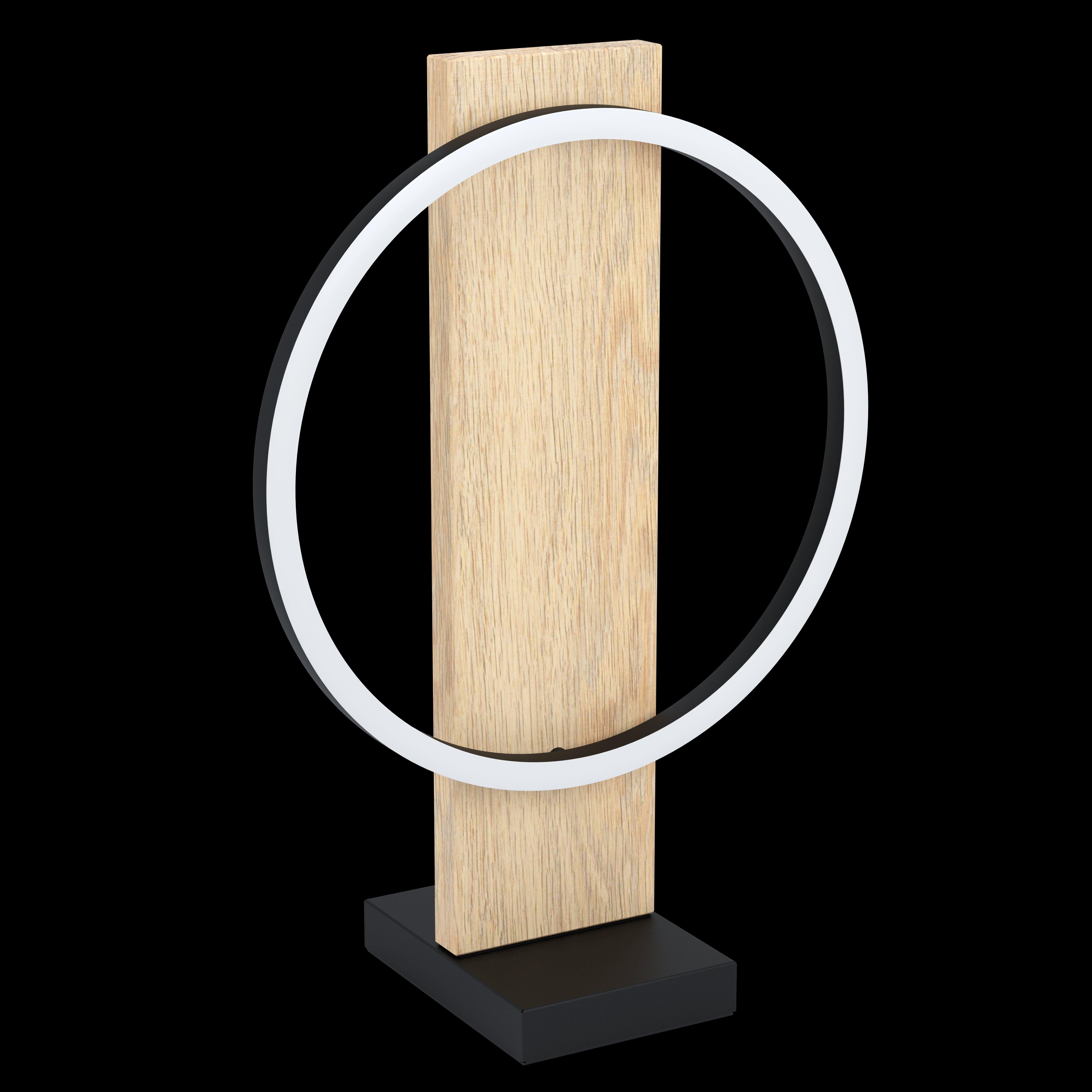 eglo boyal oak style led table lamp living room image
