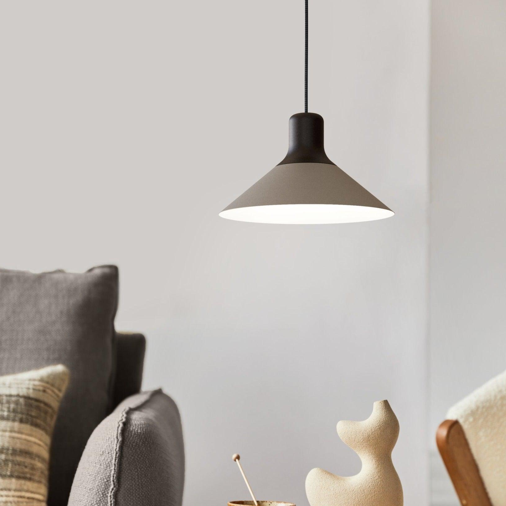 eglo abreosa grey black metal conical ceiling pendant hallway lighting 
