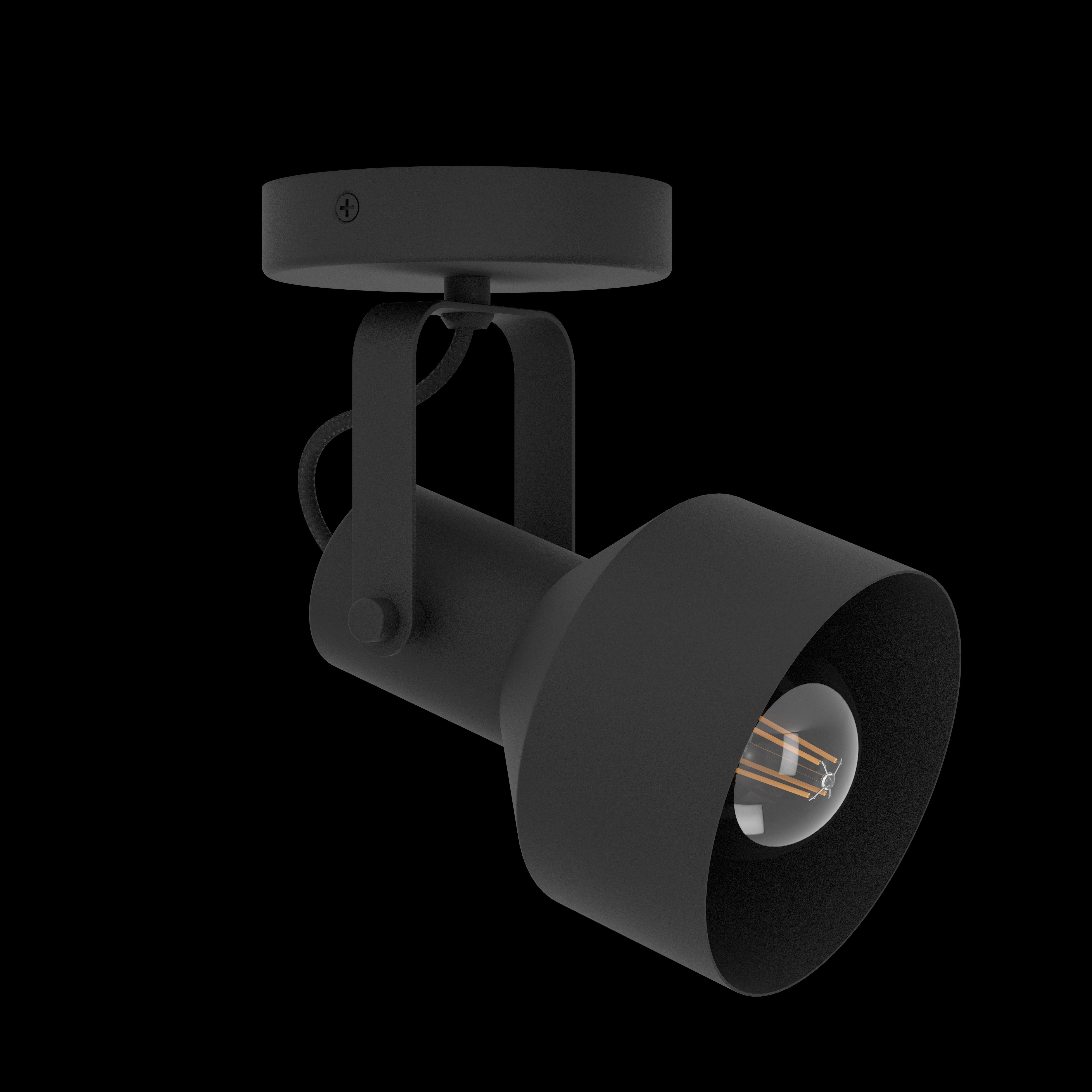 eglo casibare black wall spotlight kitchen lighting 