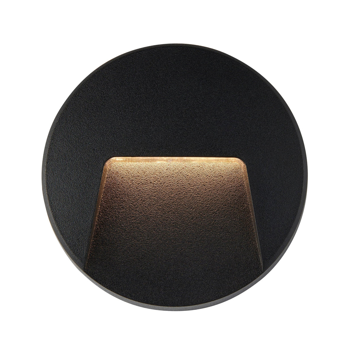 Severus Black Round Outdoor Wall Light IP65 2.8W - CCT-warehouse-180926