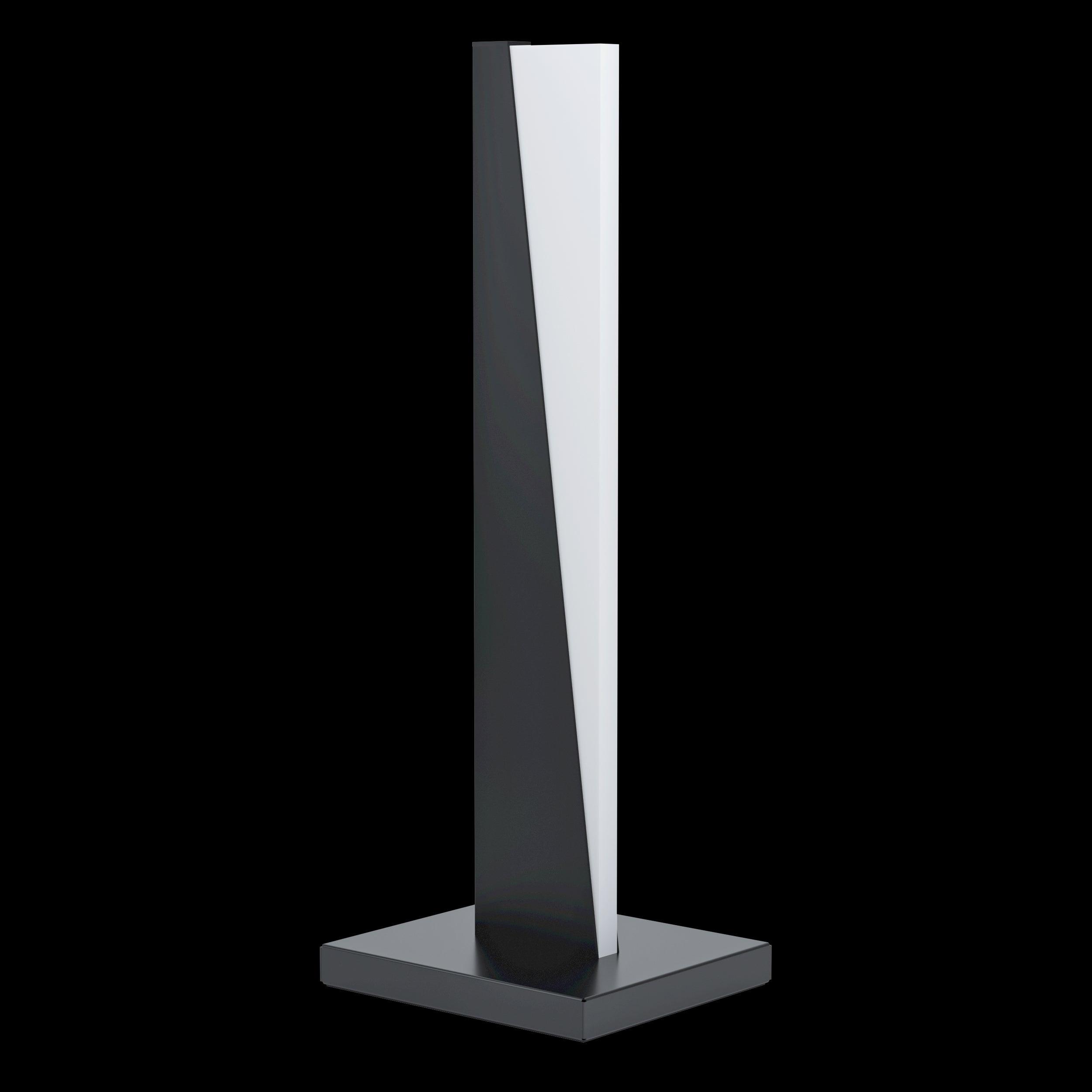 eglo isidro black led table lamp