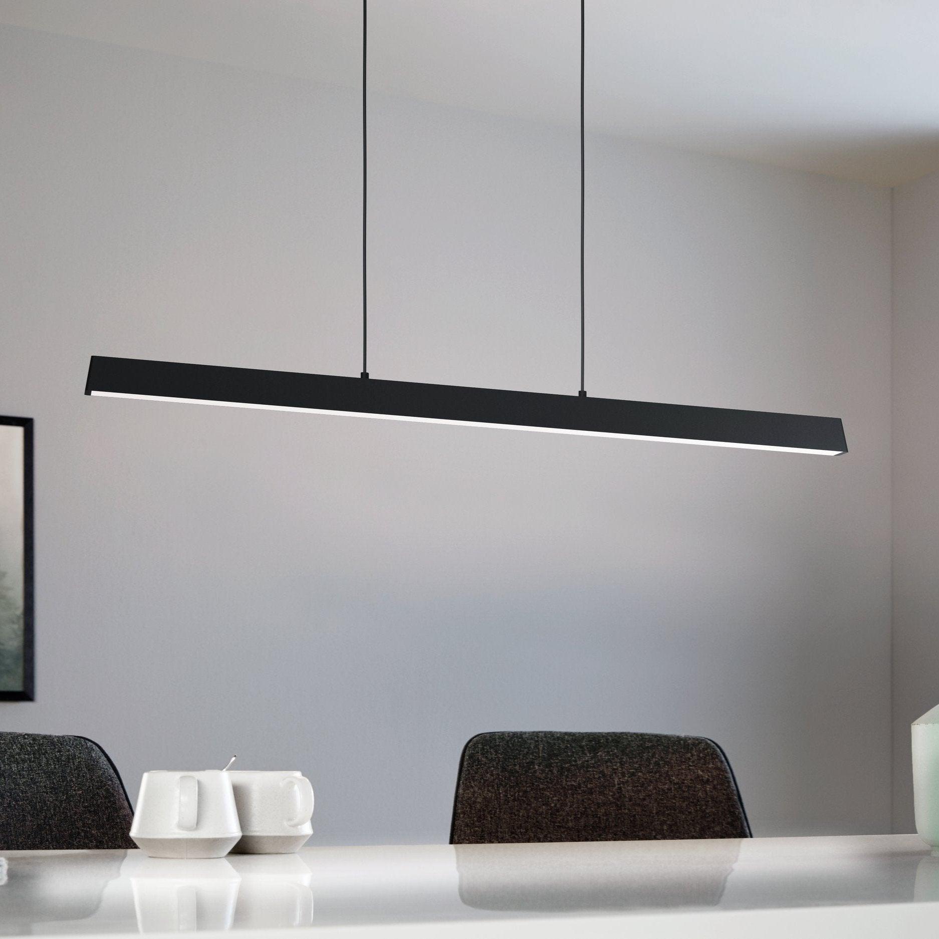 eglo connect simolaris z smart led black ceiling pendant