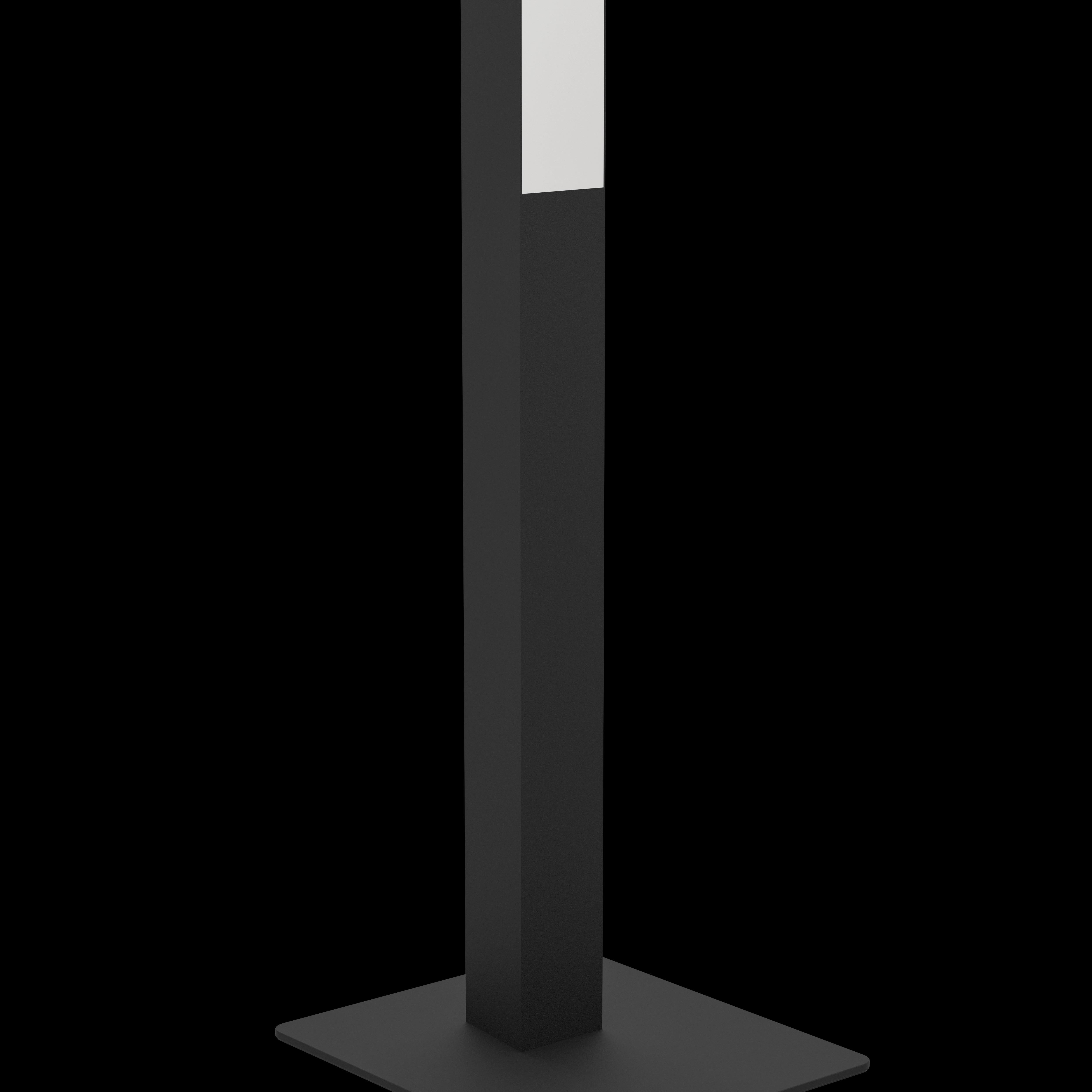 eglo connect simolaris z smart led black modern floor lamp hallway lighting 