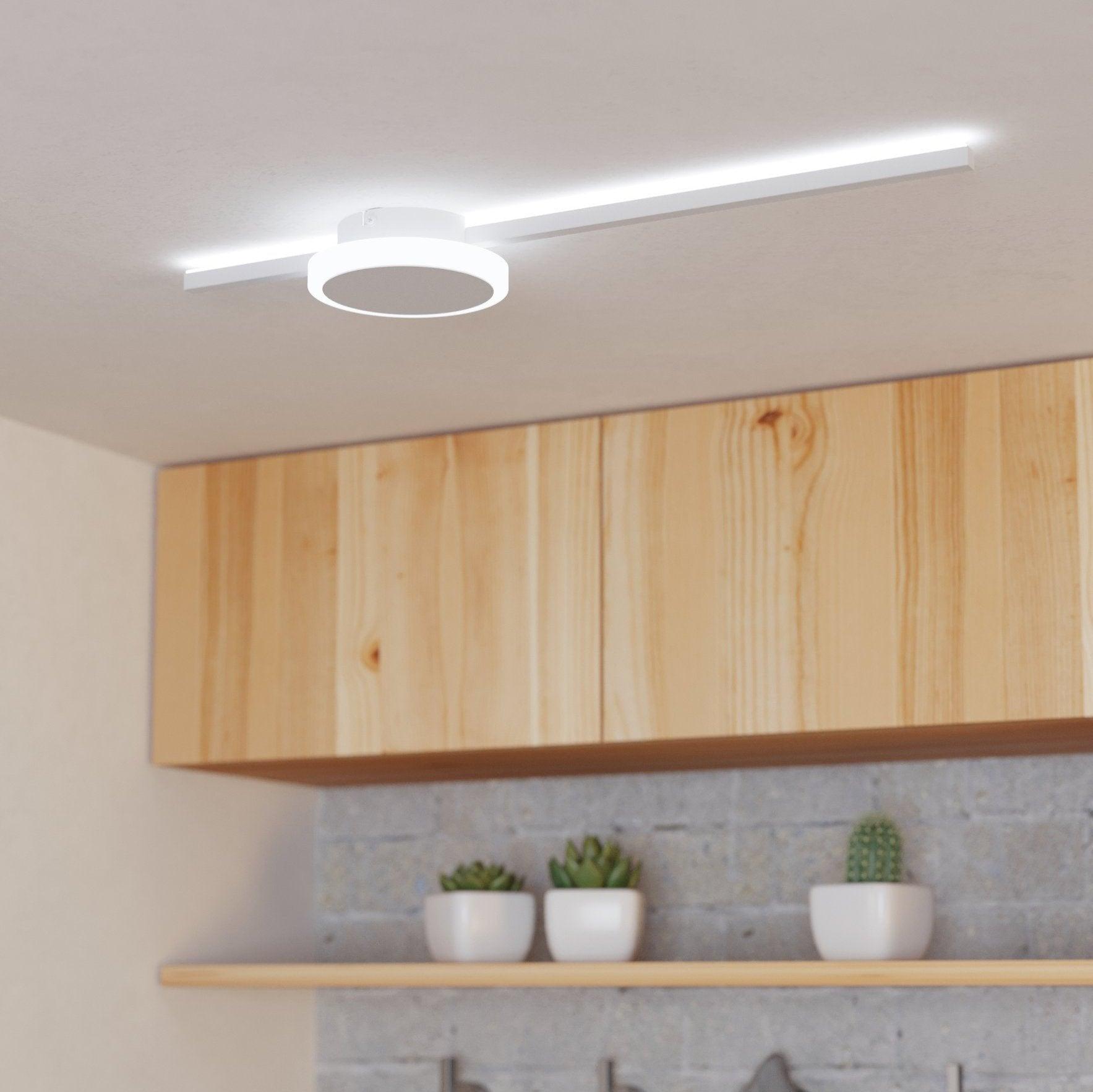 eglo sarginto white led flush ceiling light