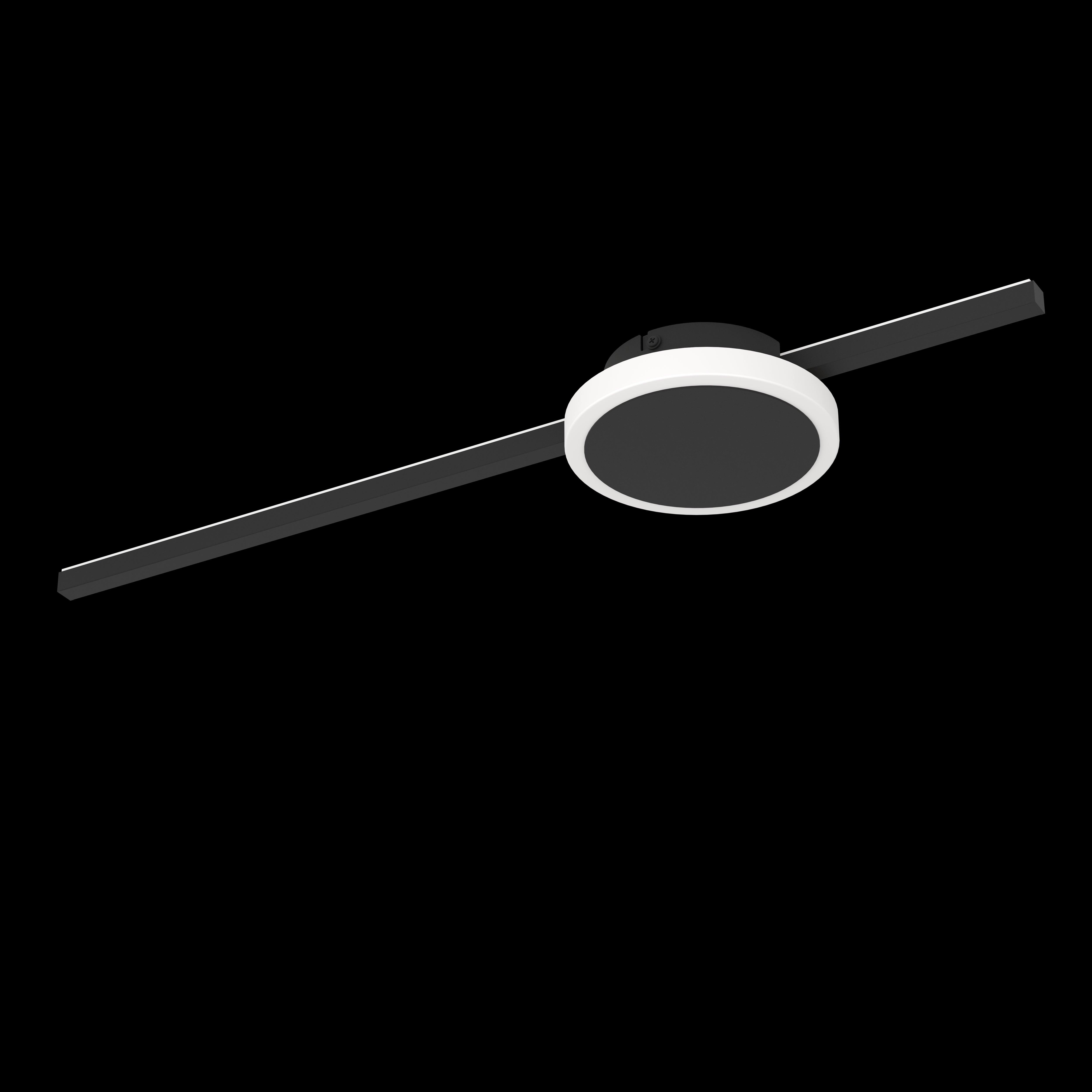 eglo sarginto led black flush ceiling light living room image