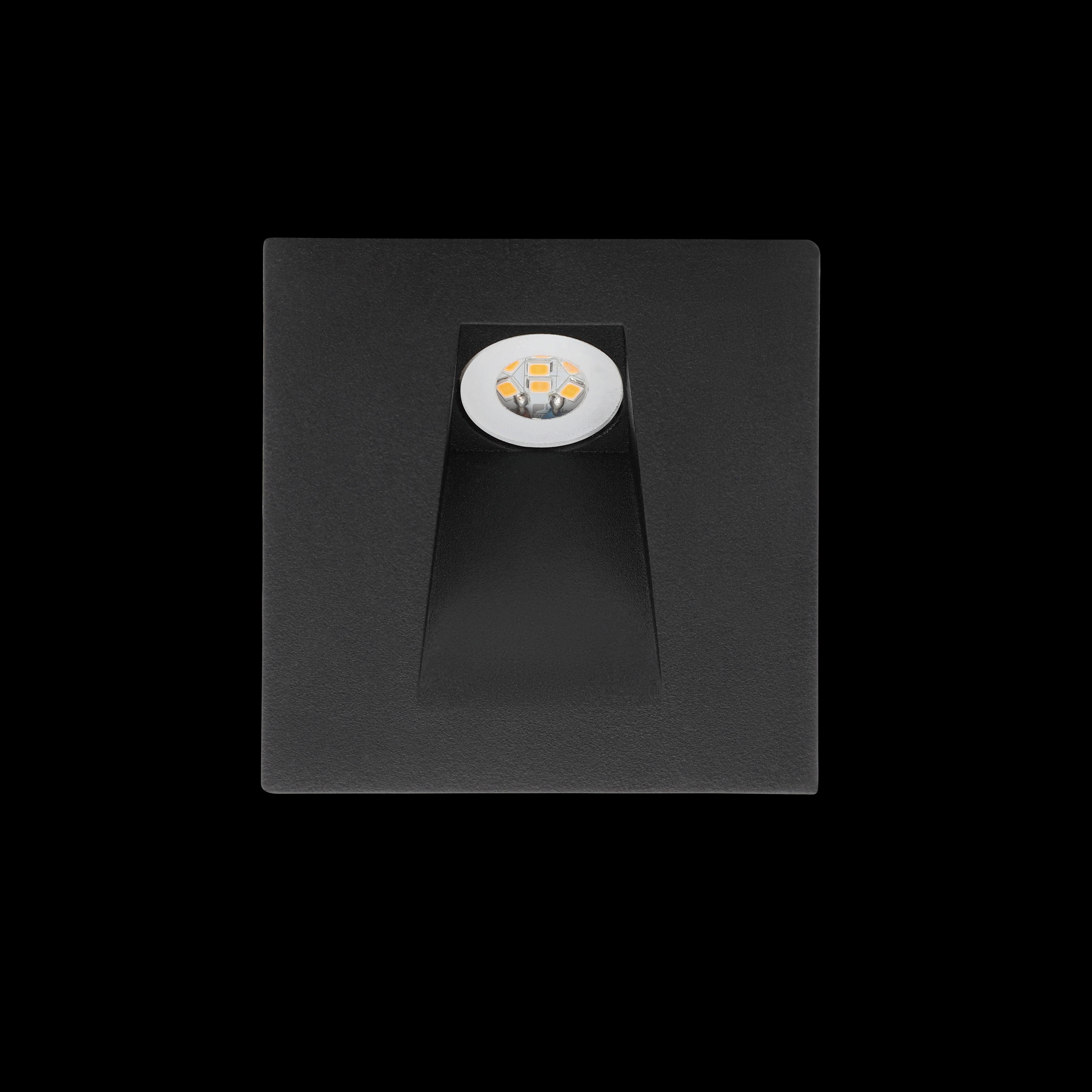 eglo mecinos black recessed stairway wall light living room image