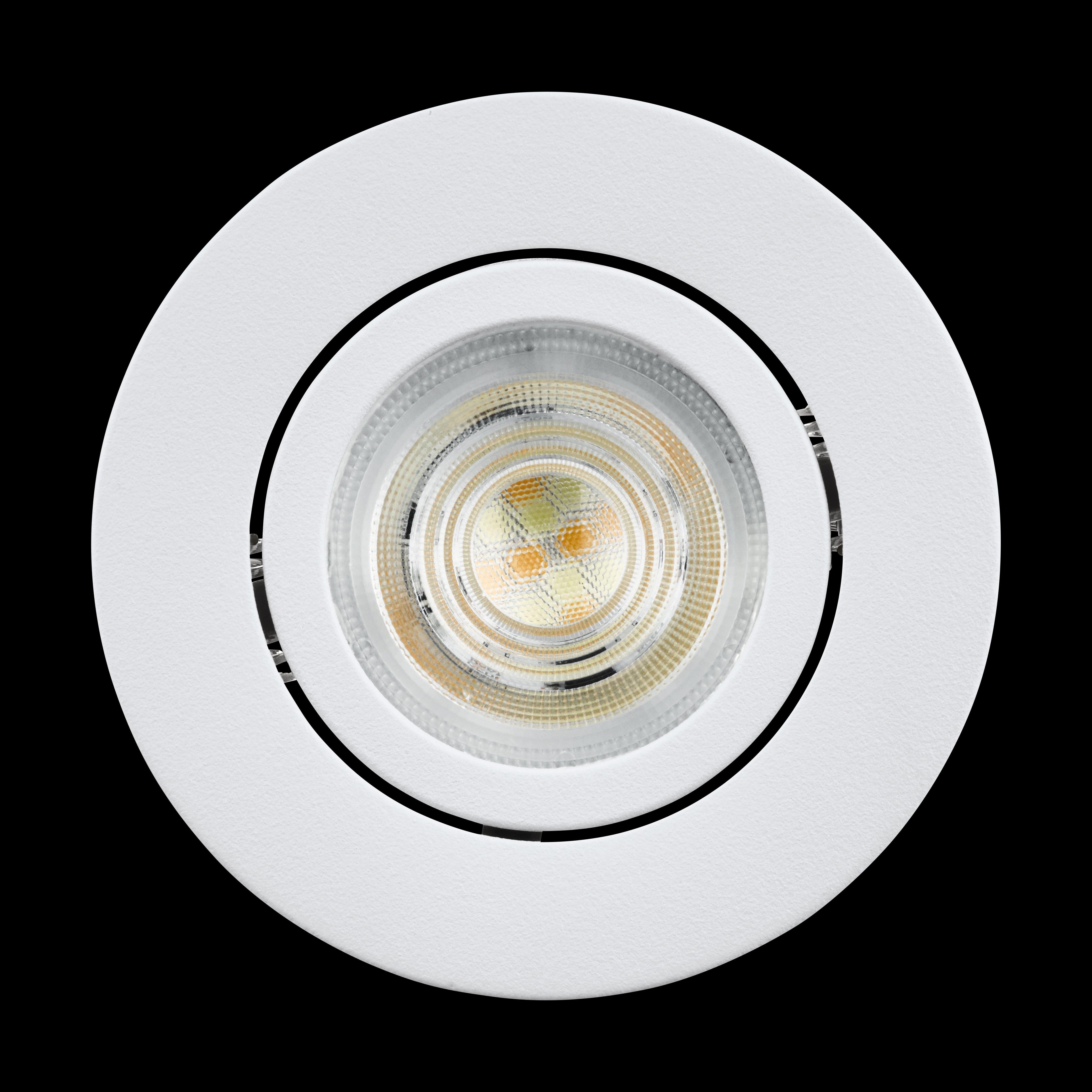eglo saliceto z white led smart recessed ceiling light Kitchen Lighting Close Up