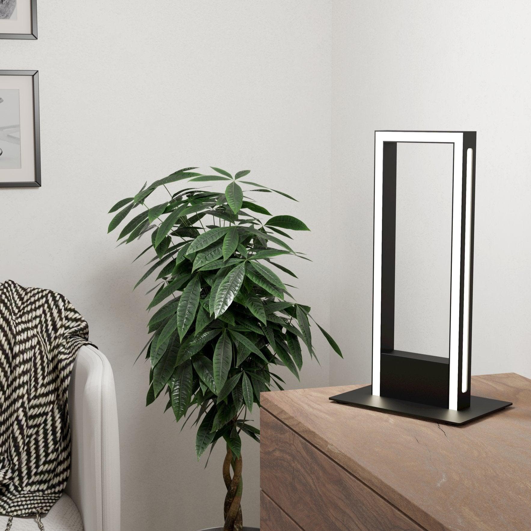 eglo connect salvilanas z smart led black table lamp