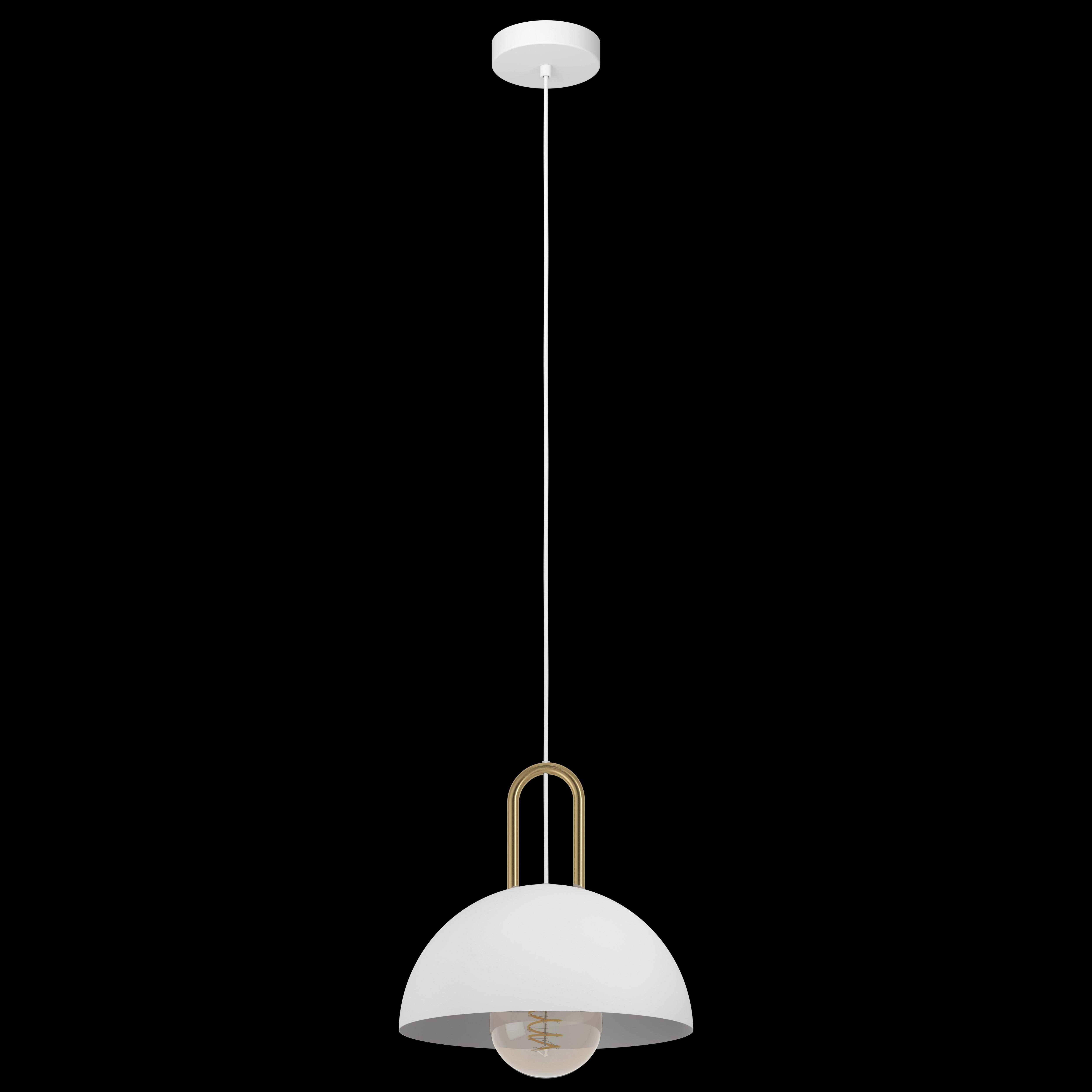 eglo calmanera white brass round ceiling pendant living room image