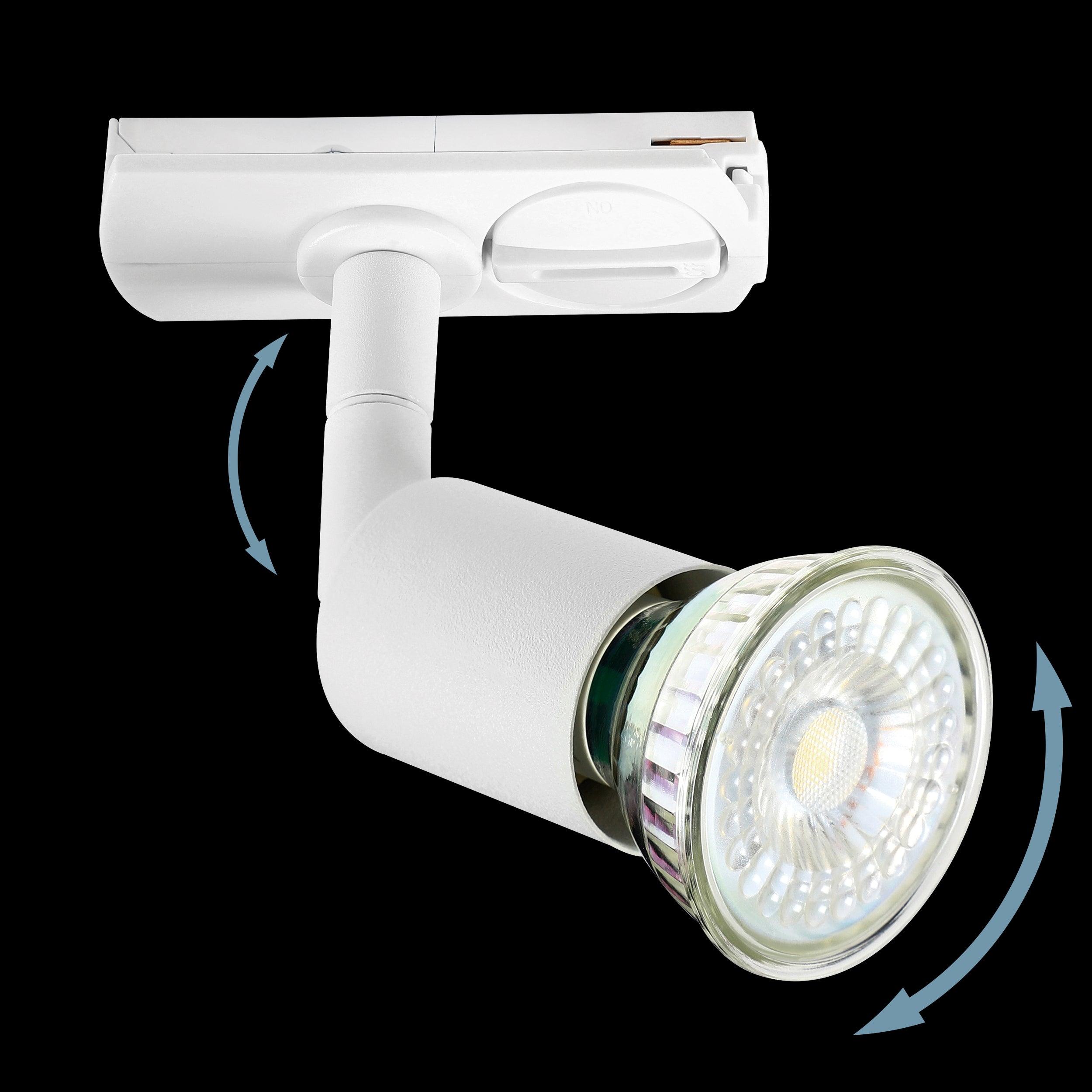 eglo tb buzz white track light system spotlight hallway lighting 