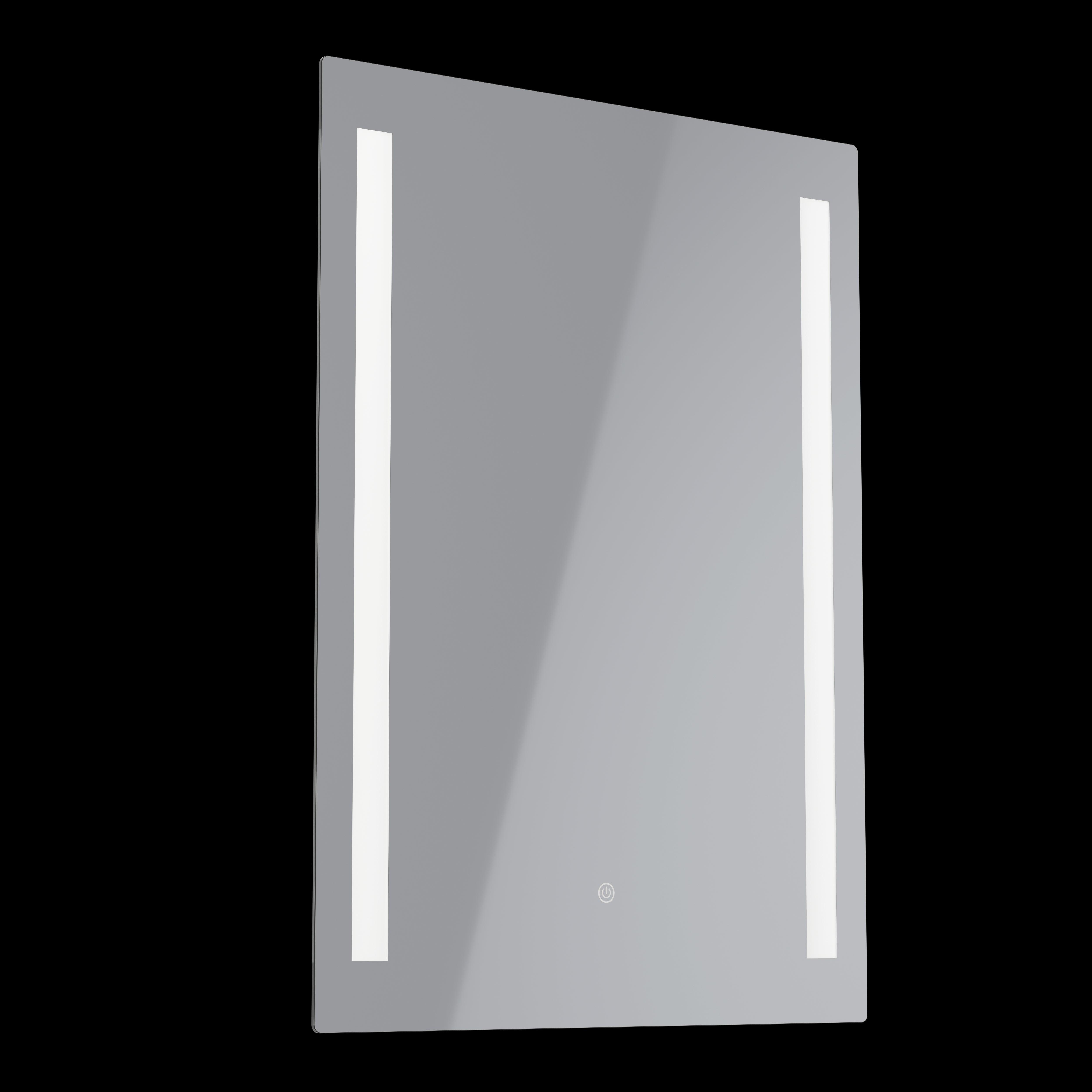 eglo buenavista ip44 led touch bathroom mirror with lights 50cm living room image
