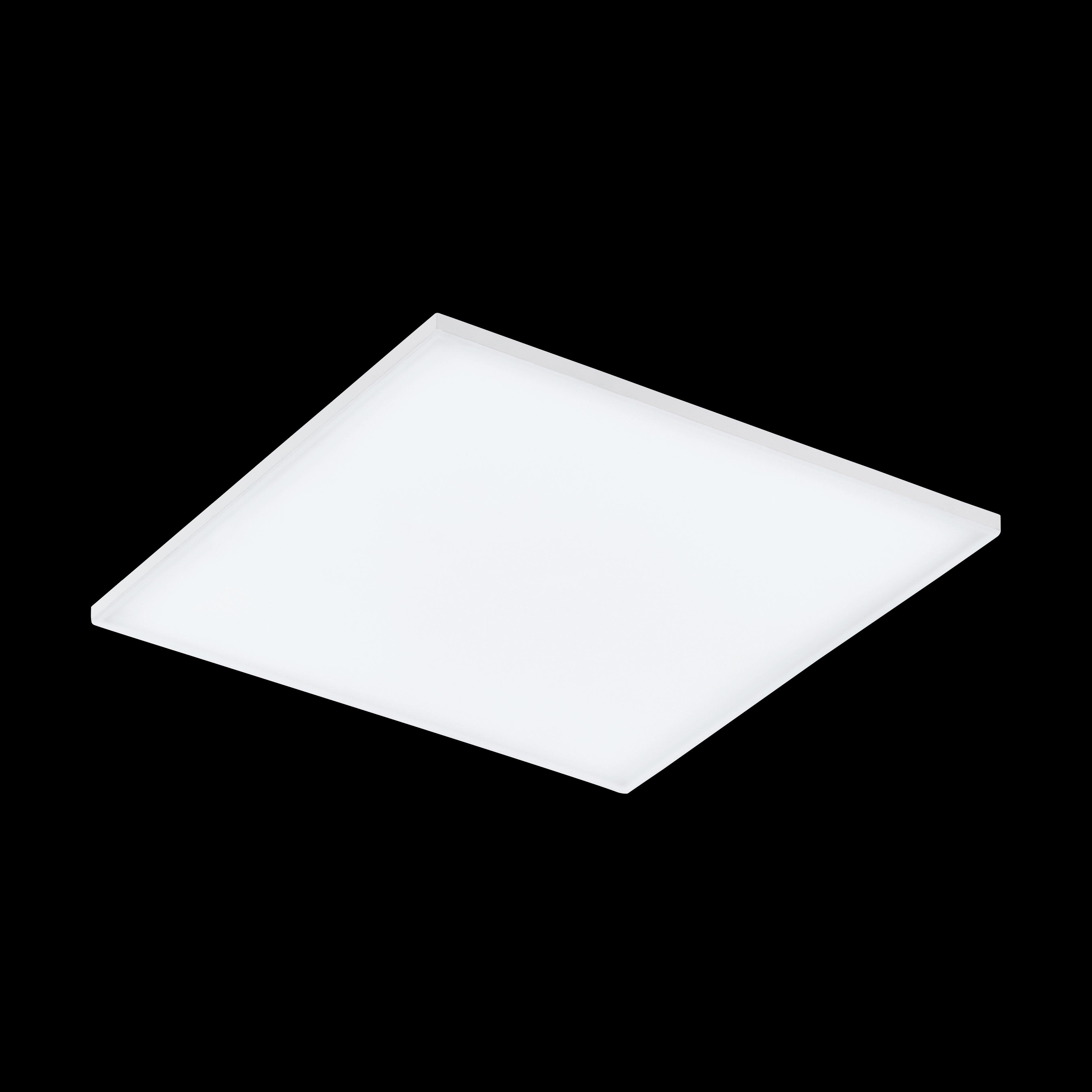 eglo turcona b led 45cm square white ceiling flush