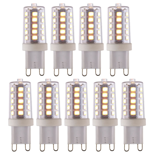 9 X G9 LED SMD Dimmable Light Bulb 3.7W Warm White