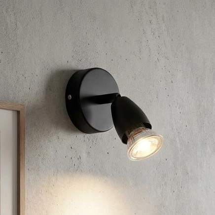 Amalfi Black Adjustable Spot Light
