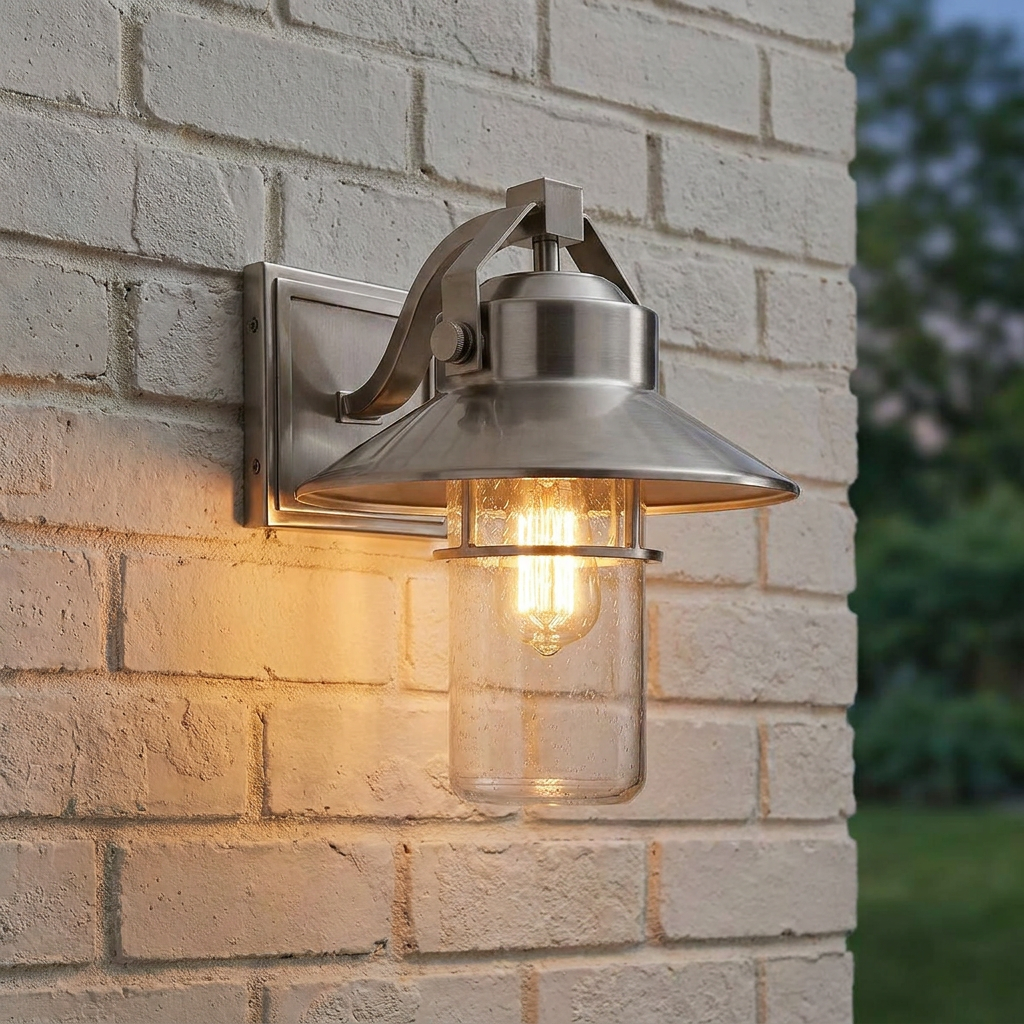 Boynton 1 Light Medium Steel Outdoor Wall Lantern-warehouse-clearance-140826