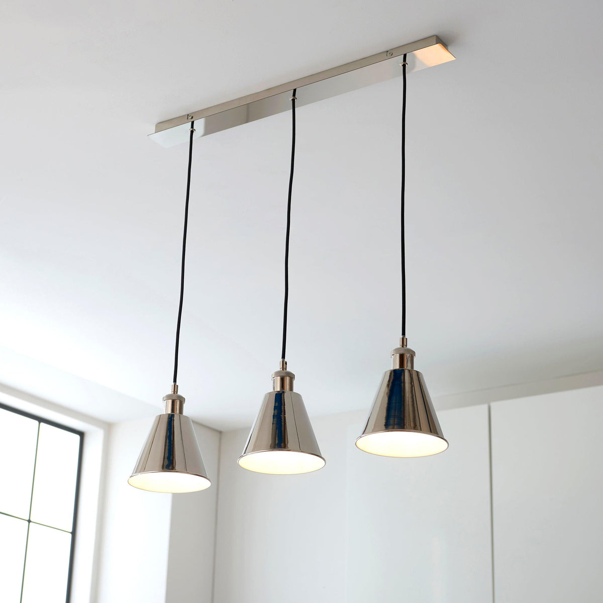 Hal Nickel 3 Light Adjustable Ceiling Pendant-warehouse-091026
