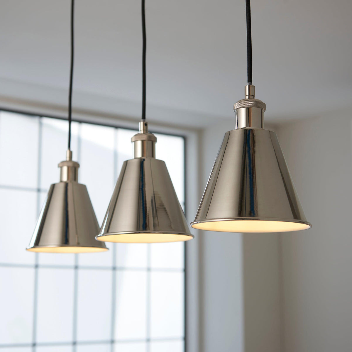 Hal Nickel 3 Light Adjustable Ceiling Pendant-warehouse-091026