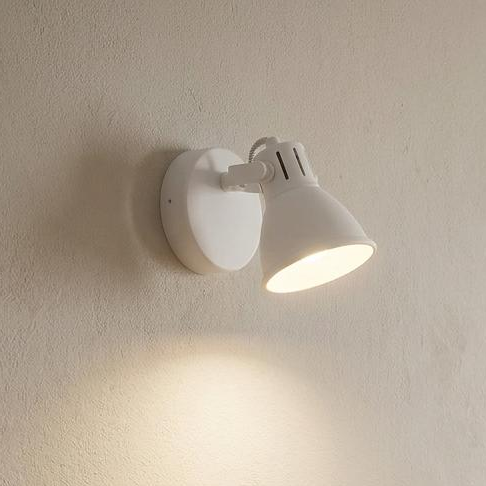 Eglo Seras 1 White Single Wall Spotlight