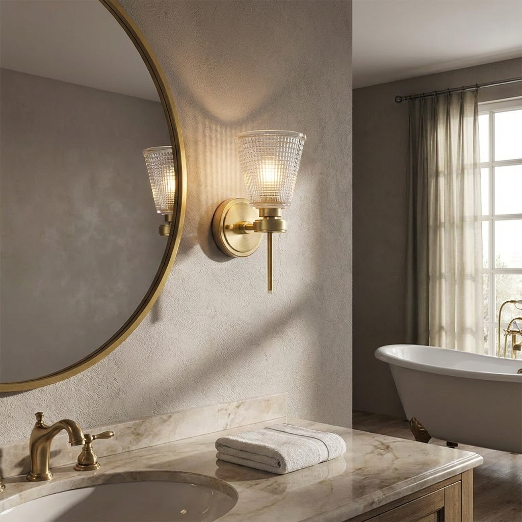 Elstead Gunnislake 1 Light Chrome Bathroom Wall Light-warehouse-25-09-26