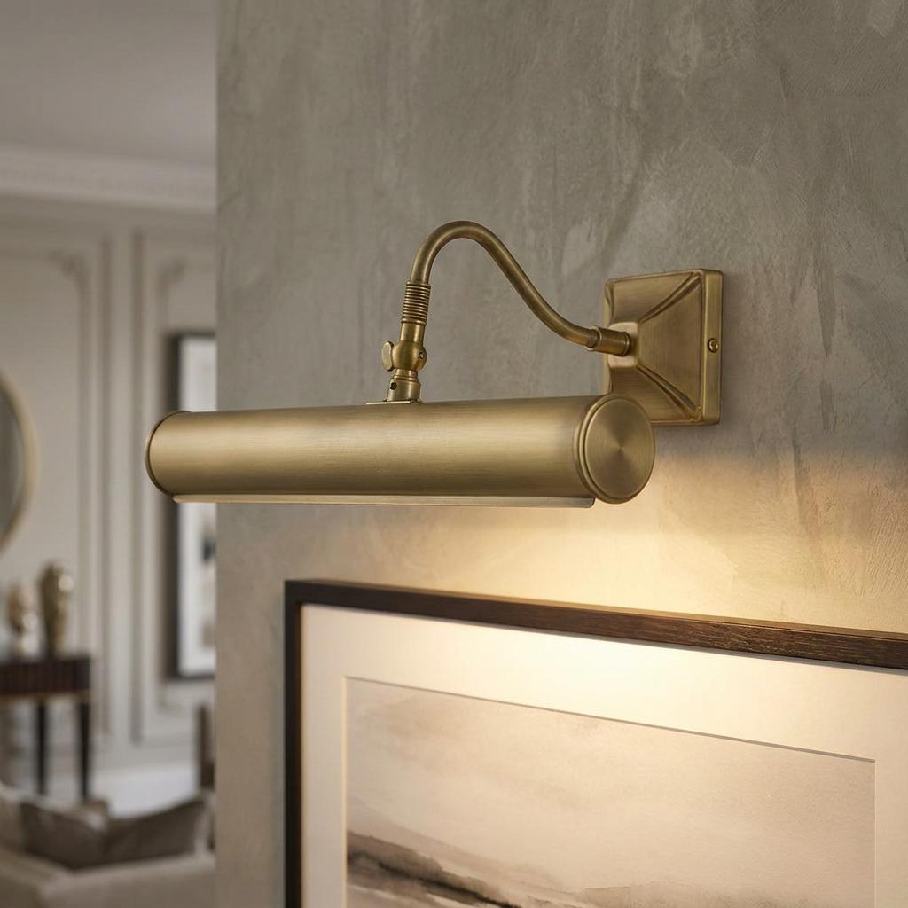 Elstead Picture Light 2 Light Large - Brushed Brass-warehouse-clearance-270826