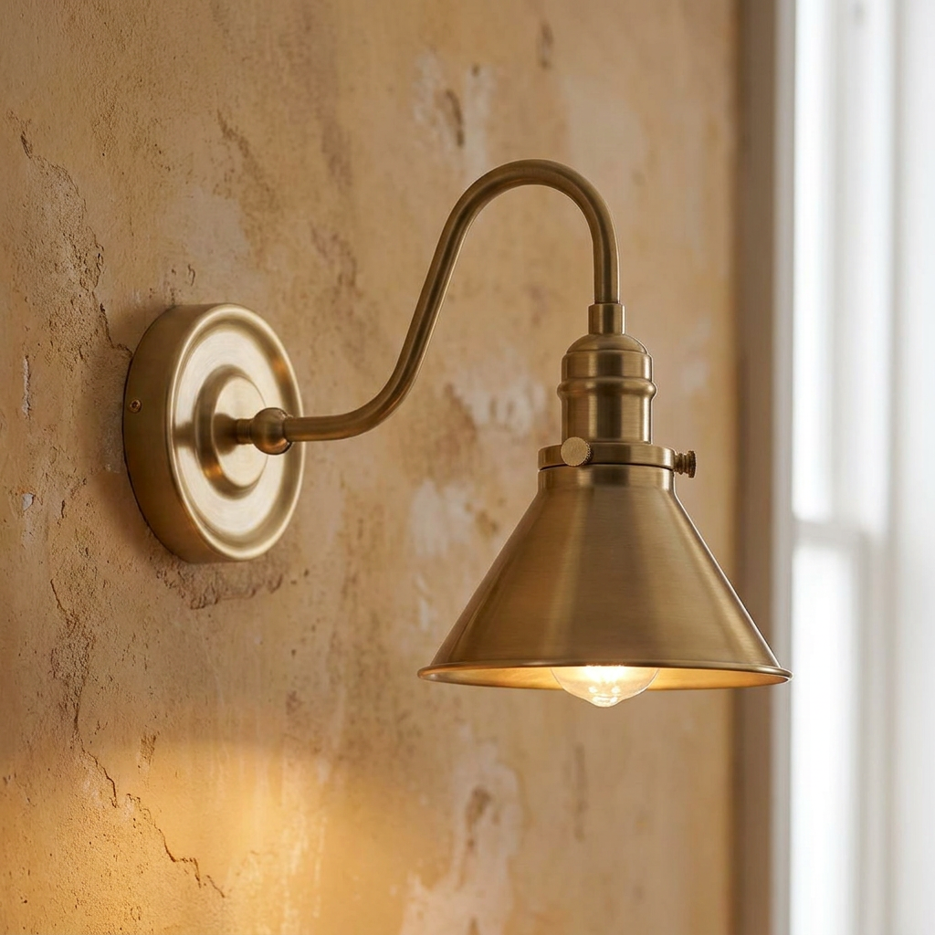 Elstead Provence Aged Brass 1 Light Wall Light-warehouse-clearance-04-09-26