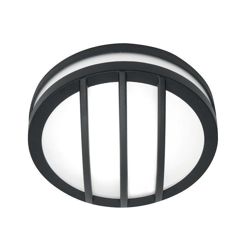 Elstead Sven Round Graphite Outdoor Wall Light-warehouse-clearance-020426
