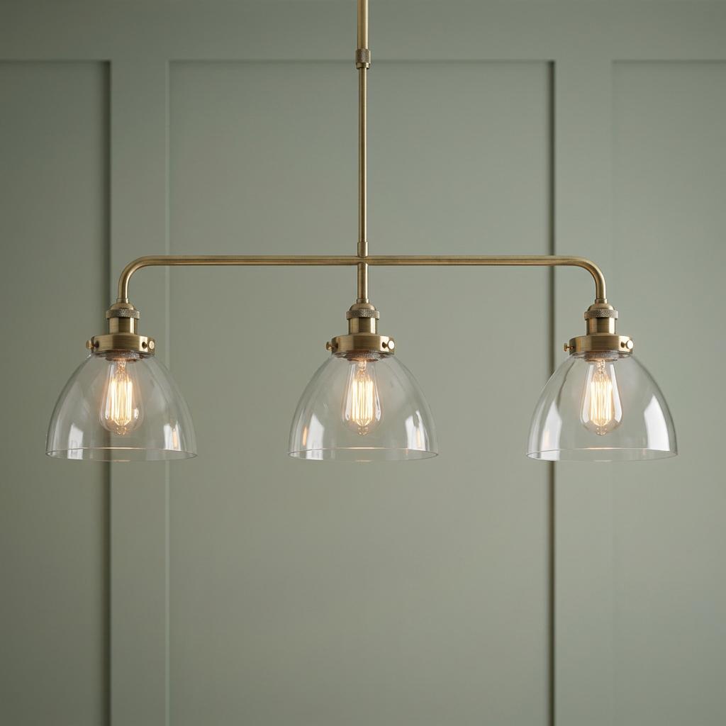 Hansen Linear Brass Kitchen Island Light-OPEN-BOX-BSL-270826