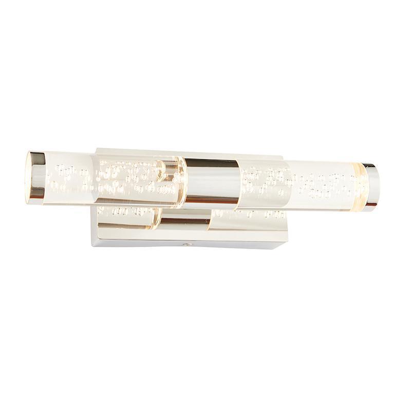 Essence 2 Light LED Chrome & Acrylic Bathroom Wall Light-warehouse-180926
