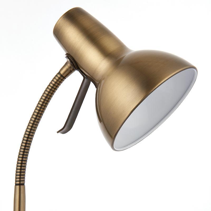Amalfi Antique Brass Desk Lamp with USB-warehouse-180926