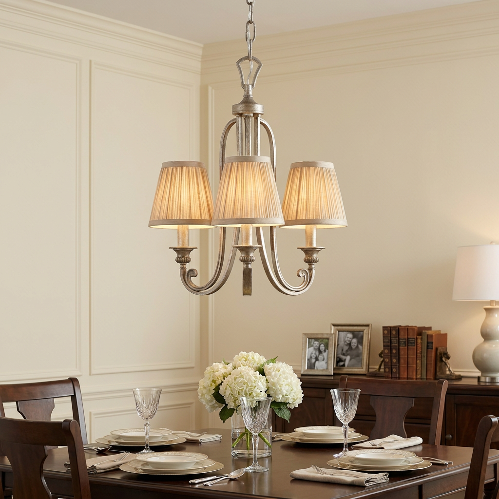 Feiss Abbey 3 Light Chandelier-OPEN-BOX-50-290626
