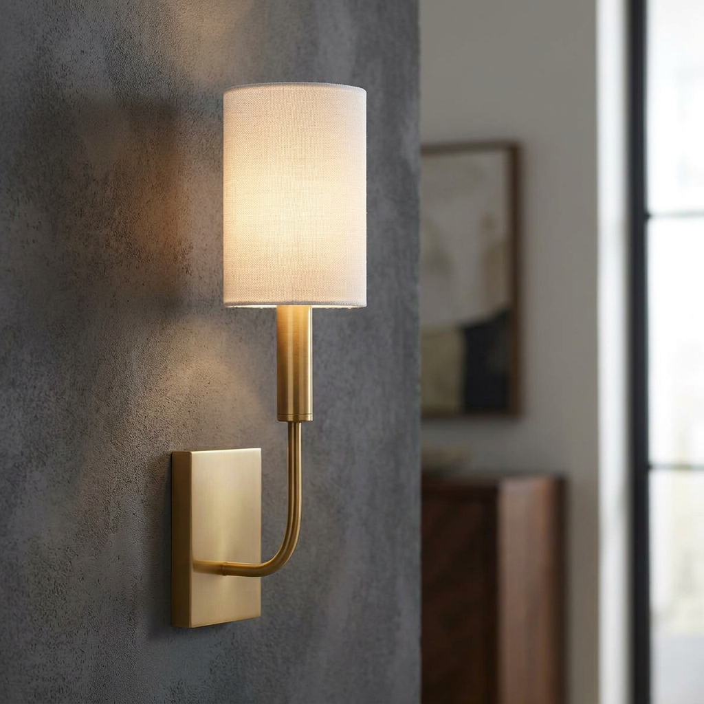 Feiss Brianna 1 Light Brass Wall Light-warehouse-25-09-26