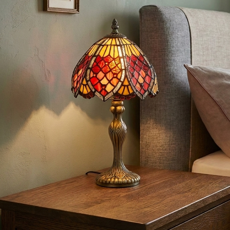 Oaks Tiffany Orsino Tiffany Lamp-OB-180926