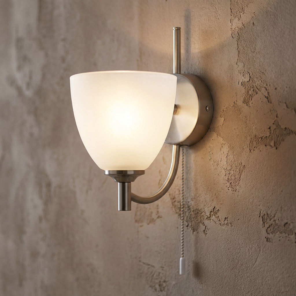 Hamburg Antique Chrome Finish Art Deco Wall Light-warehouse-180926