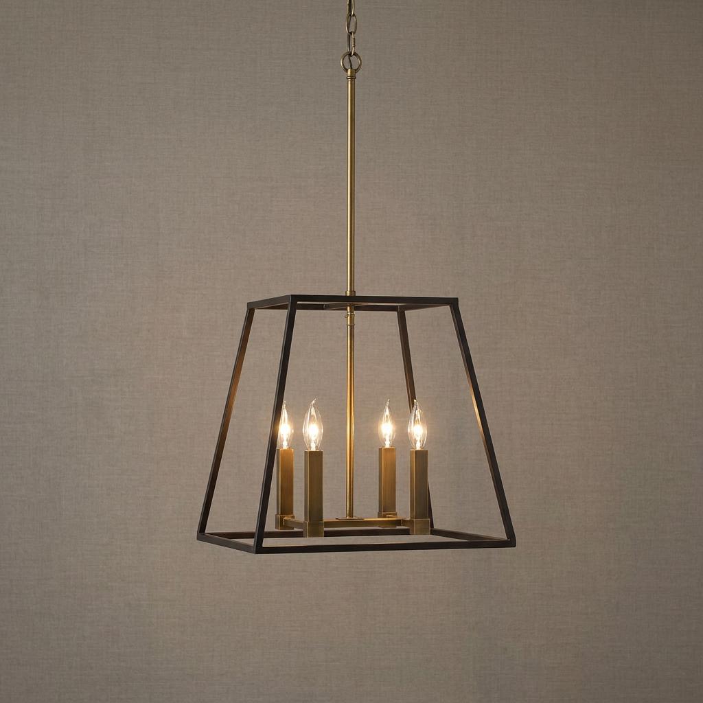 Hinkley Fulton 4 Light Bronze Pendant Chandelier-OPEN-BOX-50-290626
