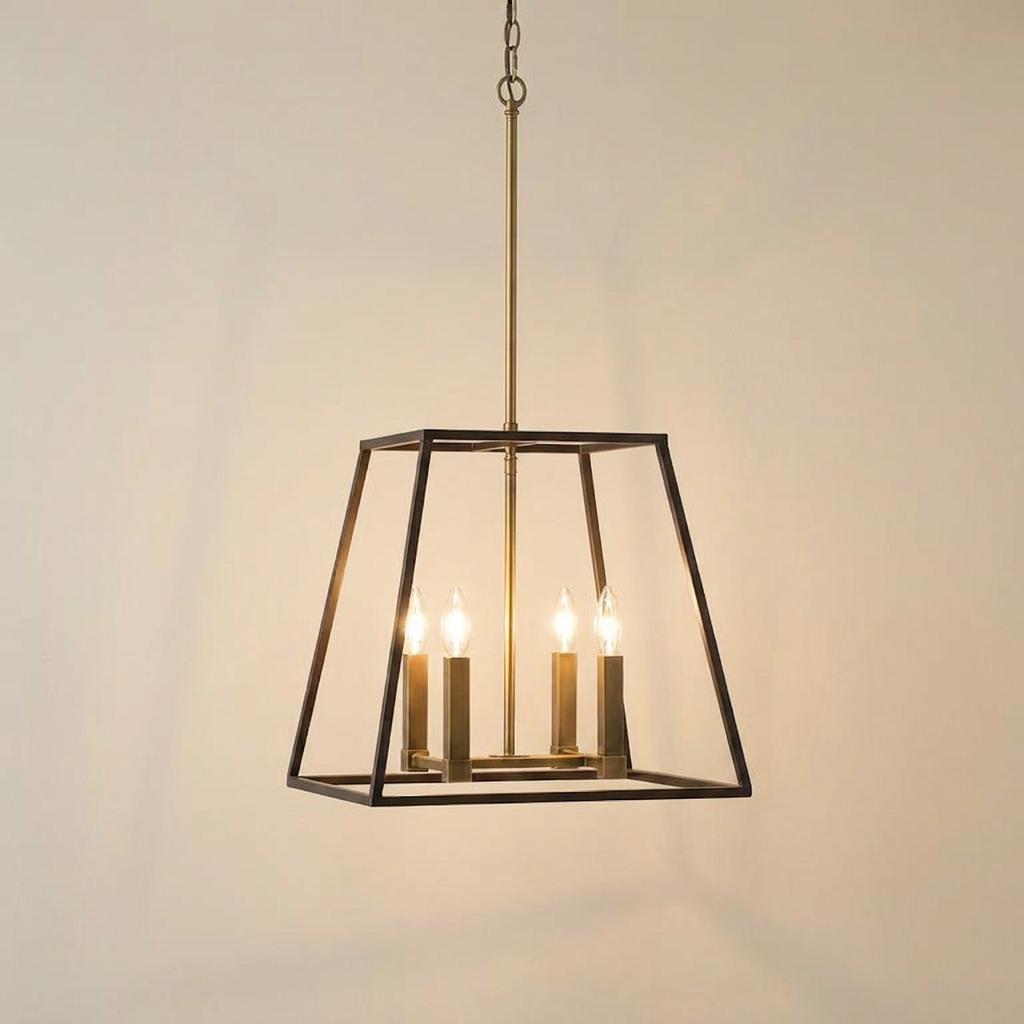 Hinkley Fulton 4 Light Bronze Pendant Chandelier-OPEN-BOX-50-290626