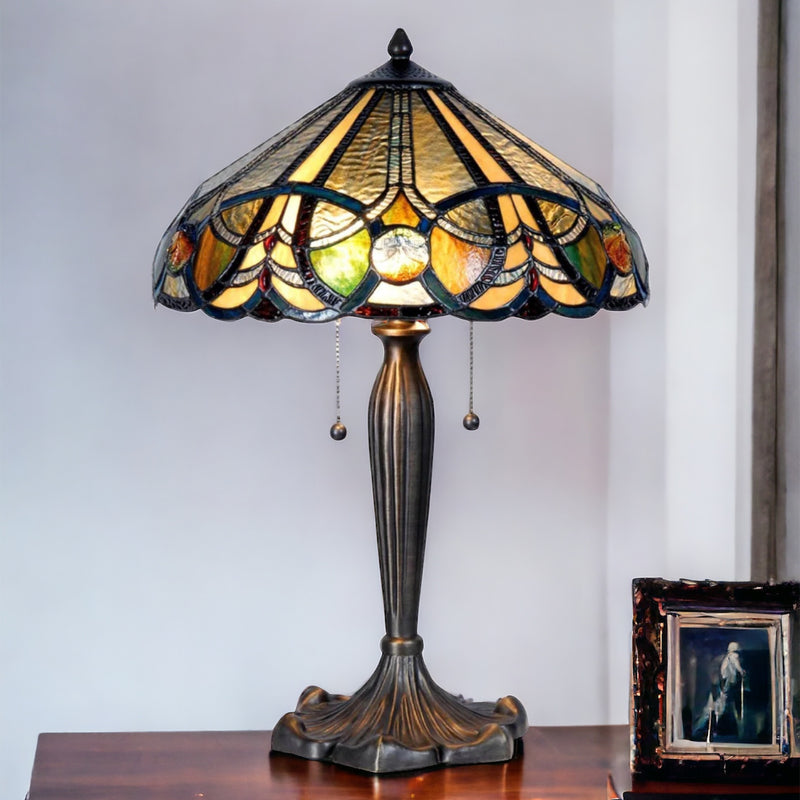 Barnstaple Tiffany Table Lamp - Tiffany Lighting Direct