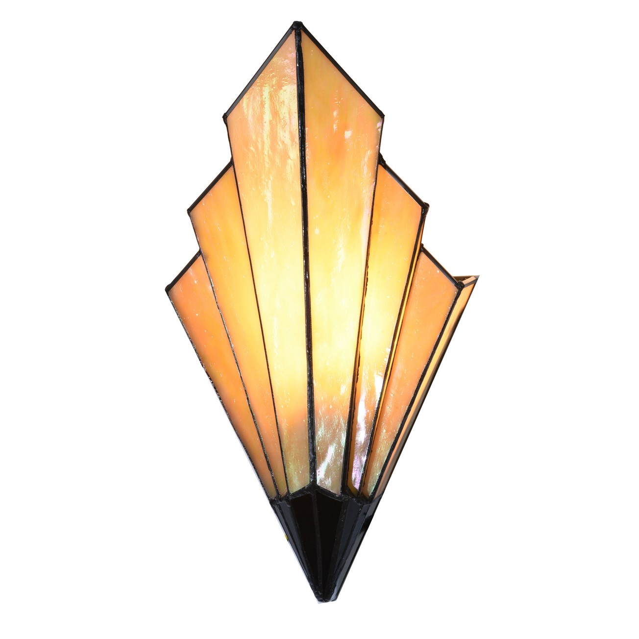 Lyon Amber Tiffany Wall Light